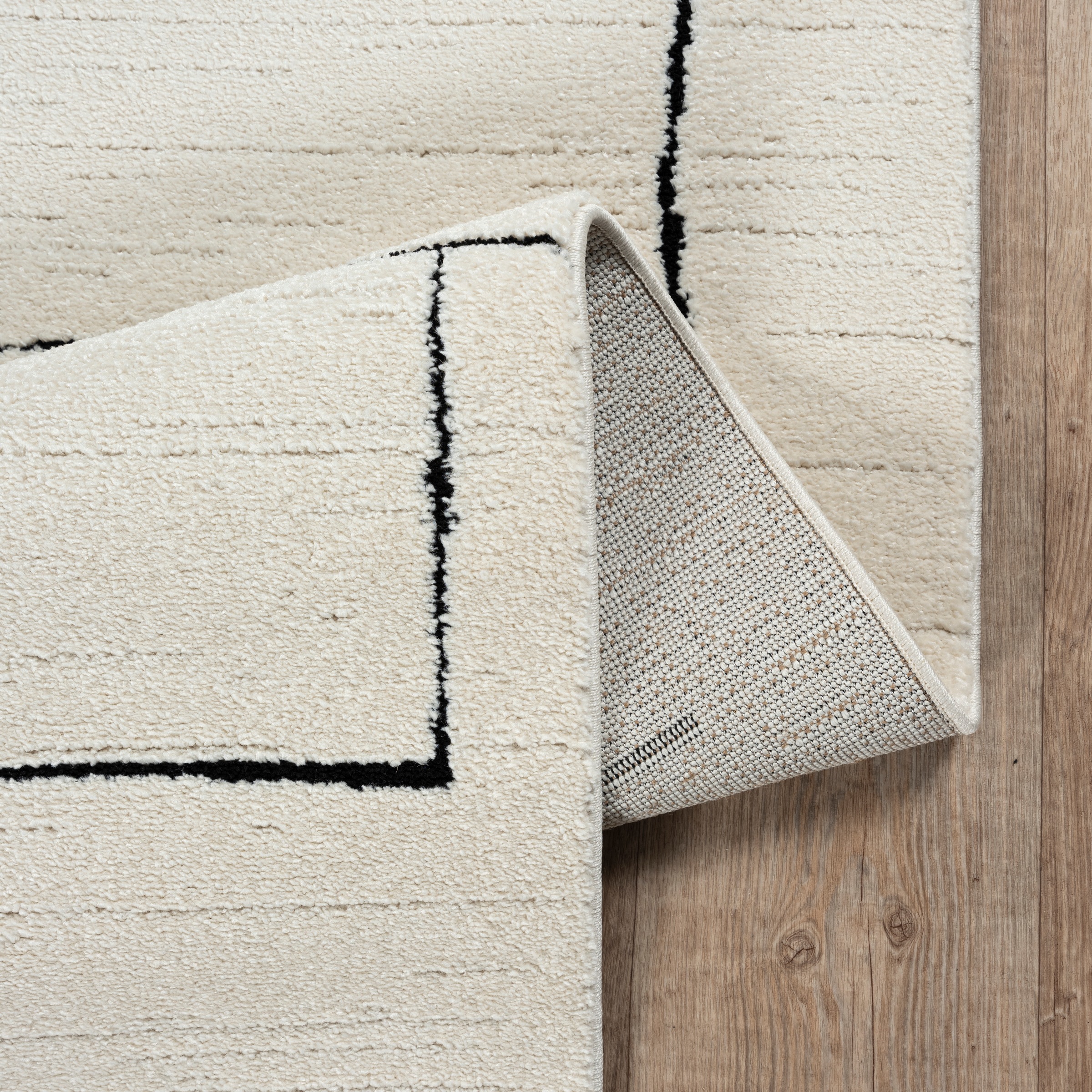 merinos Teppich »Elio 4«, rechteckig, 16 mm Höhe, moderner Kurzflor Teppich mit Hoch-Tief-Effekt, 3D Effekt