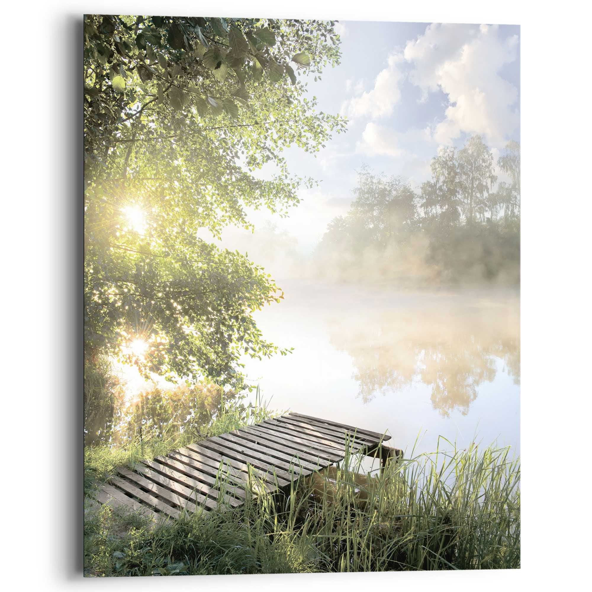 Reinders Deco-Panel "Sonnenaufgang am See", Hobbyraum - Grün - MDF - Wasser günstig online kaufen