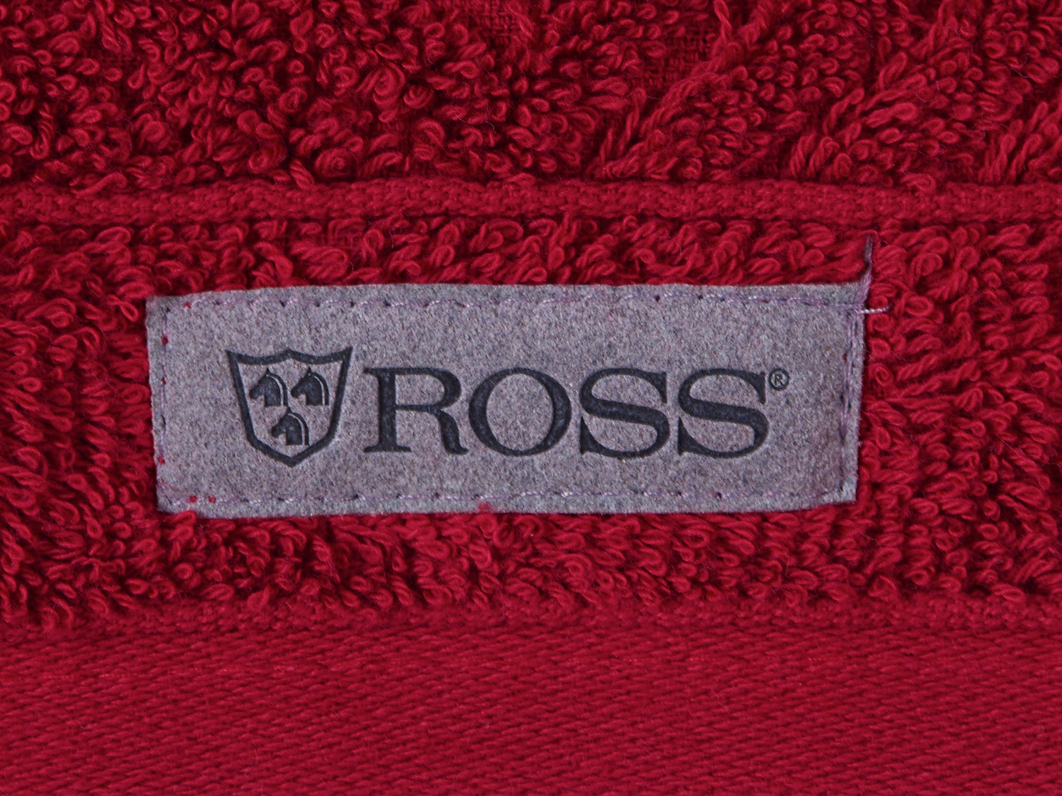 Thumbnail - ROSS Duschtuch "Smart" Uni-Rippe mit Velourslabel