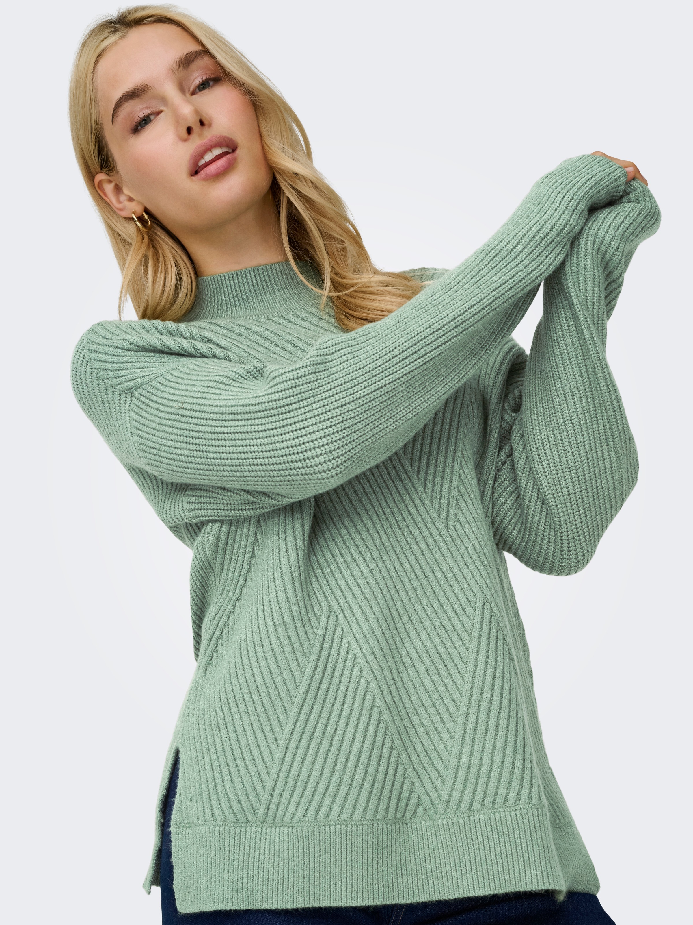 Thumbnail - ONLY Strickpullover "ONLNELI LS HIGHNECK RIB PULLOVER EX KNT"