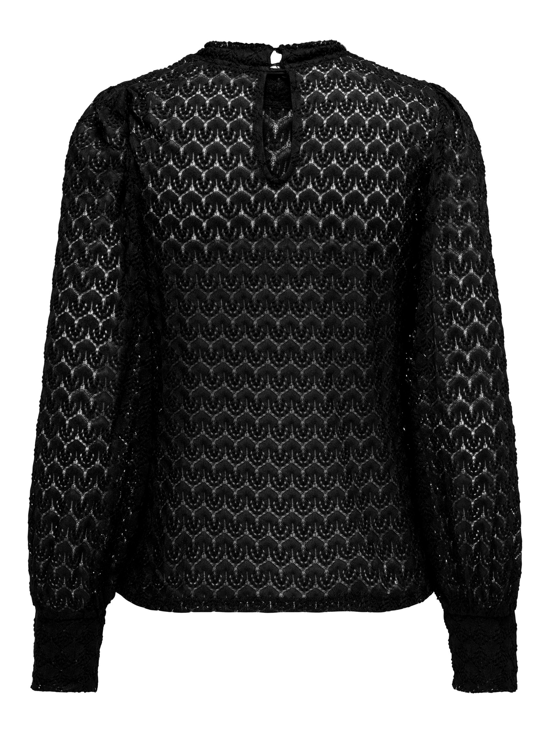 JDY Langarmshirt »JDYAVERY L/S LACE TOP JRS NOOS«