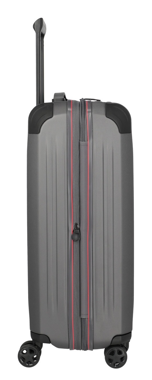 travelite Trolleyset »DYNAMIIC S+/M/L, verschiedene Farben«, (Set, 3 tlg., S+/M/L), Hartschalen-Koffer ABS Volumenerweiterung