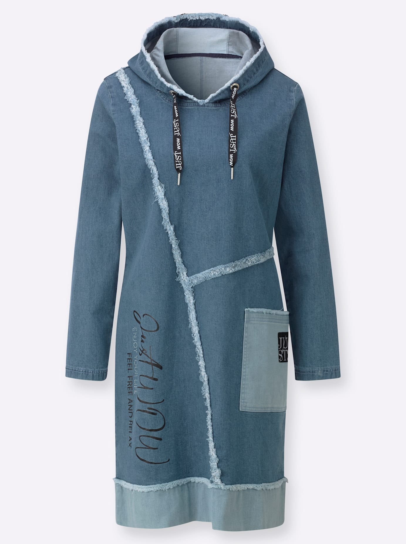 Inspirationen Jeanskleid »Jeans-Kleid« aufgesetzte Taschen