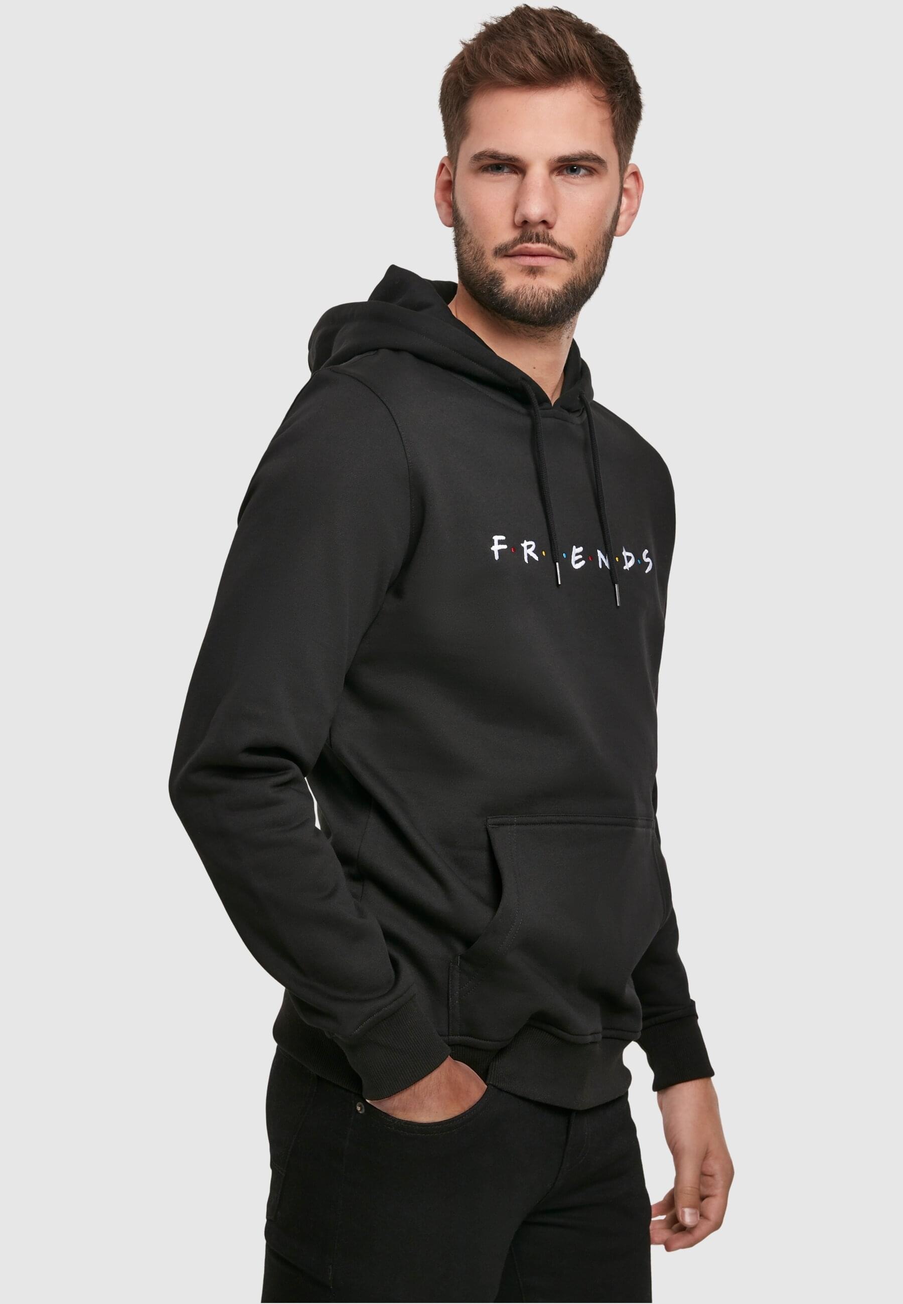 Merchcode Kapuzensweatshirt »Merchcode Herren Friends Logo EMB Hoody«, (1 tlg.)