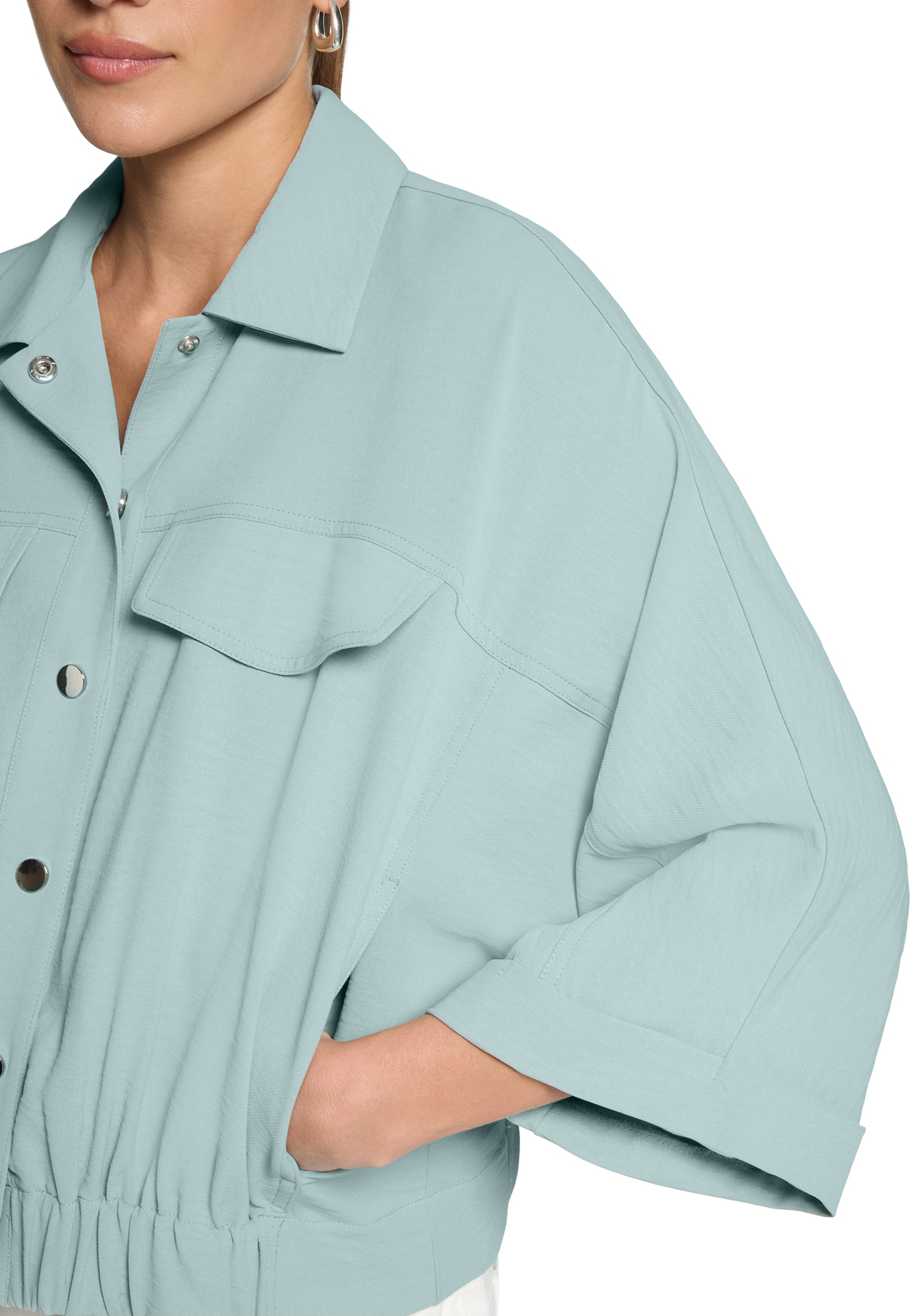 Zero Jackenblazer »Damen mit 3/4 Arm« Aufschlag / Krempel