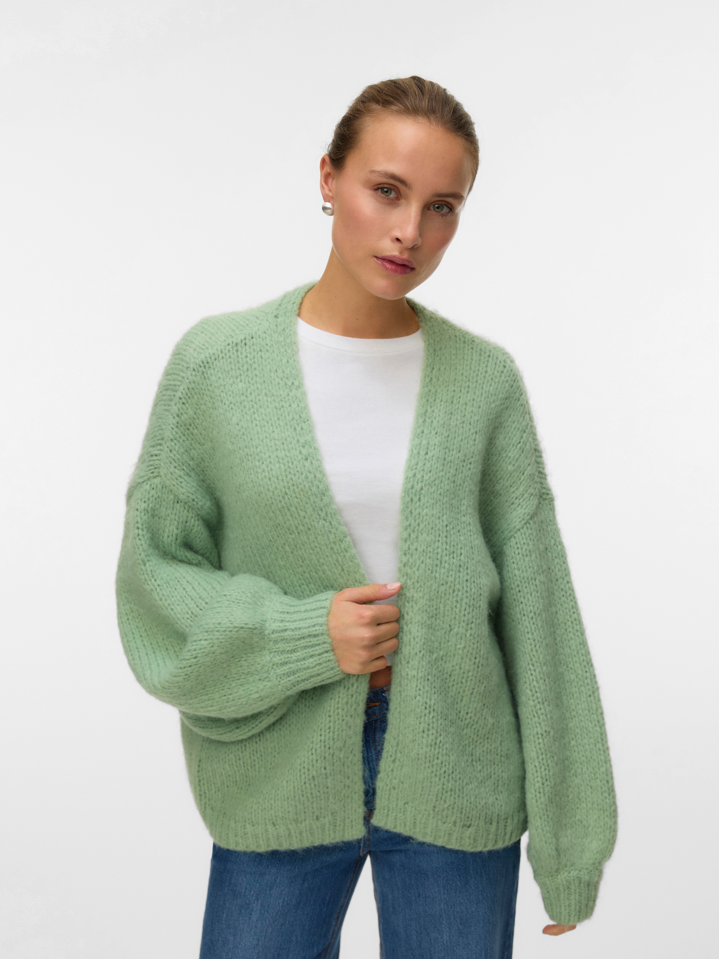 Vero Moda Strickjacke "VMMAYBE LS OPEN CARDIGAN GA REP" günstig online kaufen