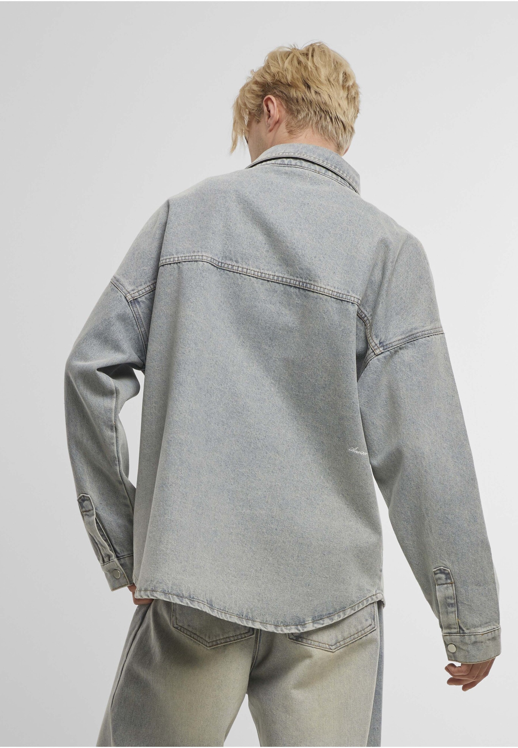 Another Cotton Lab Jeansjacke »Another Cotton Lab Oversized Jeans Over Shirt« 1 Stk. tlg. ohne Kapuze