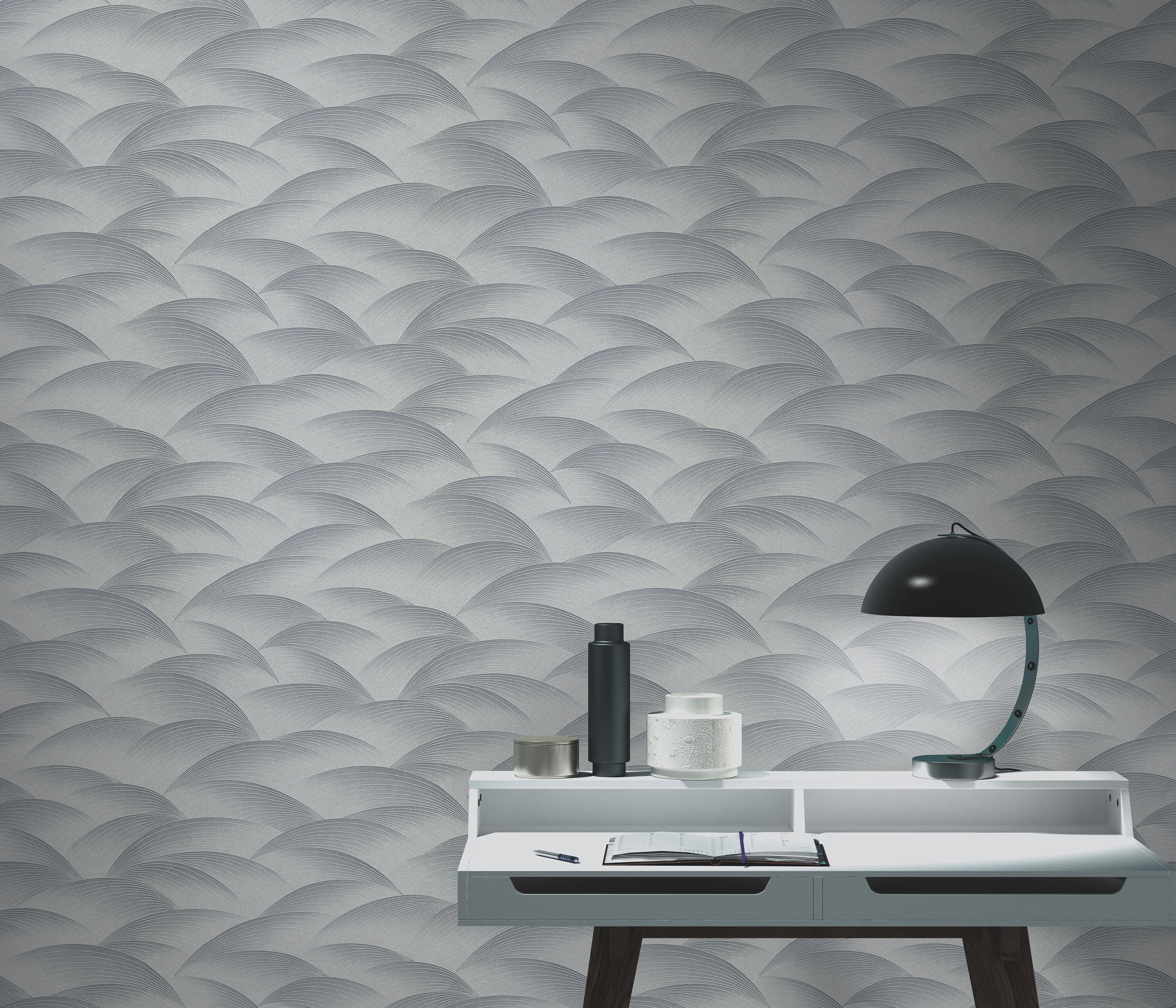 Fashion for walls 1100000002199 "Sparkling Sea" glänzend geprägt Phthalate frei