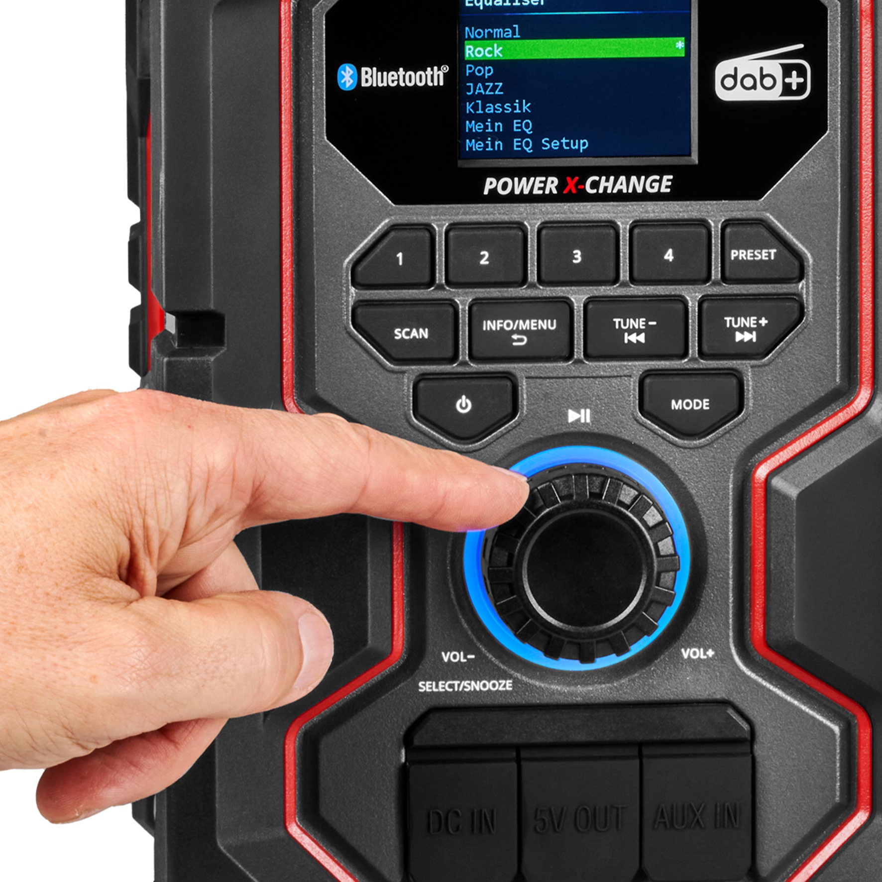 Einhell Baustellenradio »TE-CR 18 Li DAB+/FM/BT - Solo«, (Digitalradio (DAB+)-FM-Tuner mit RDS 10 W), ohne Akku