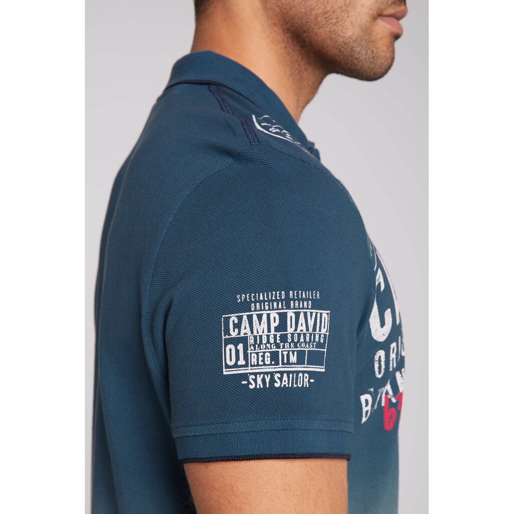 CAMP DAVID Poloshirt