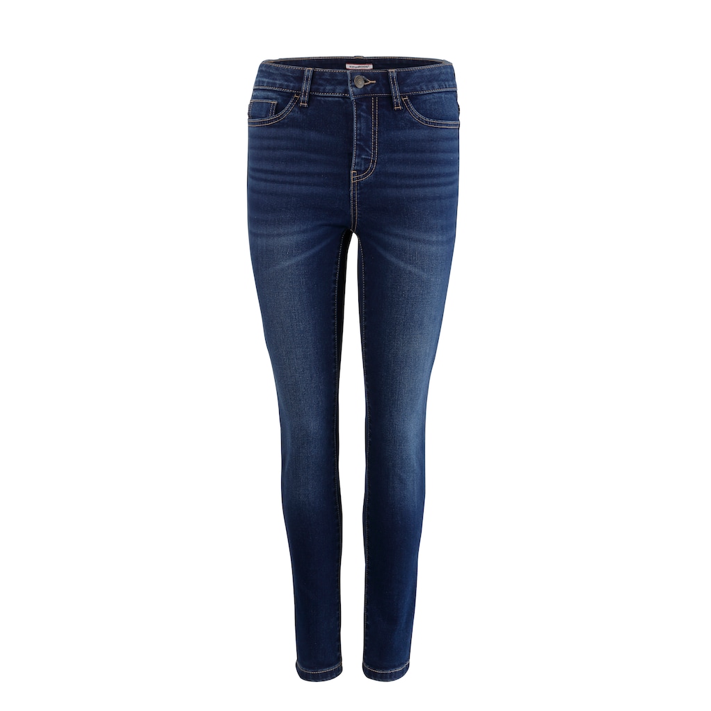 KangaROOS 5-Pocket-Jeans »SUPER SKINNY HIGH RISE«, mit used-Effekt