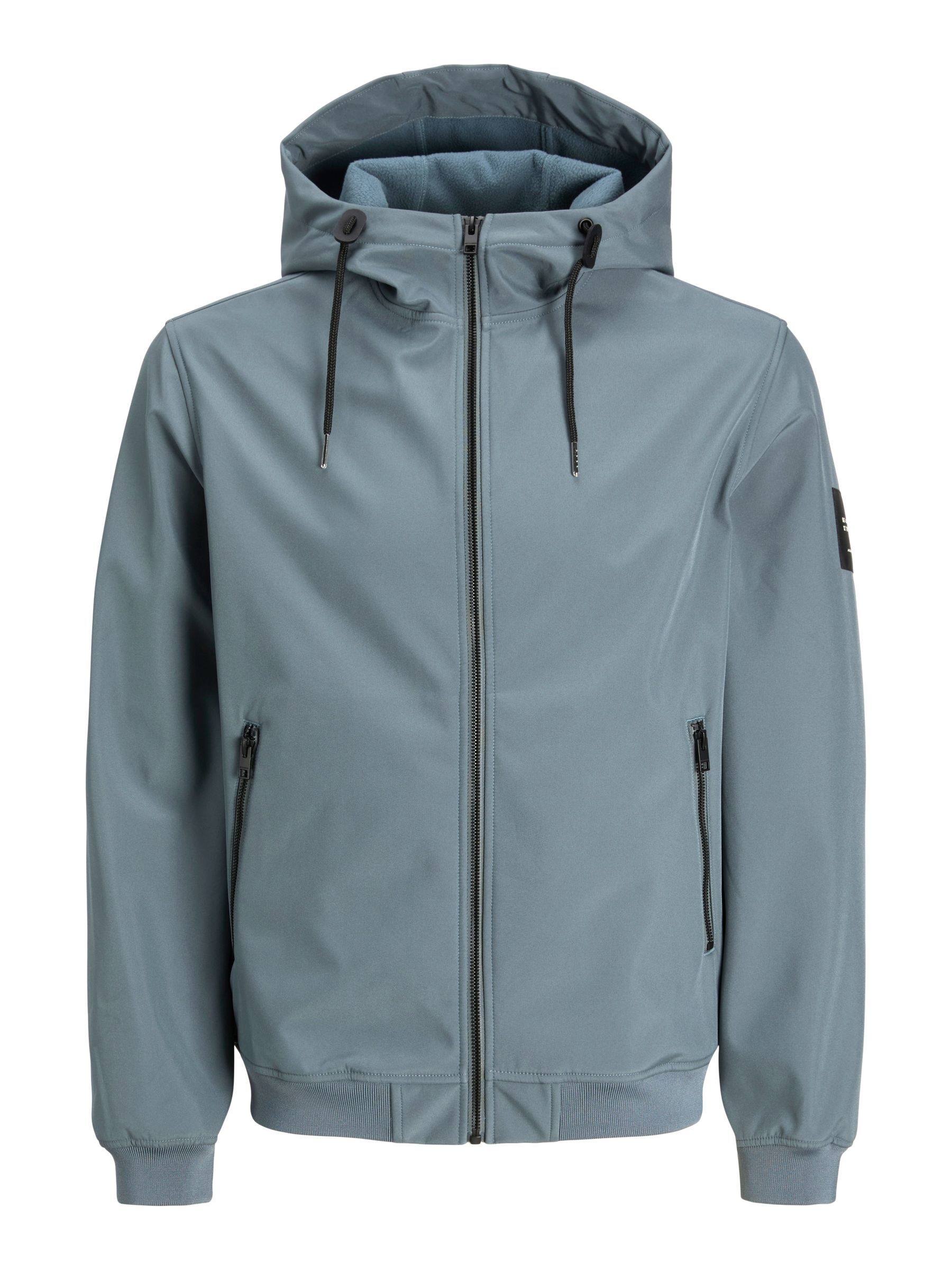 Jack & Jones Softshelljacke »JJEBASIC mit wasserabweisender Funktion«, mit Kapuze, mit Kordelzug