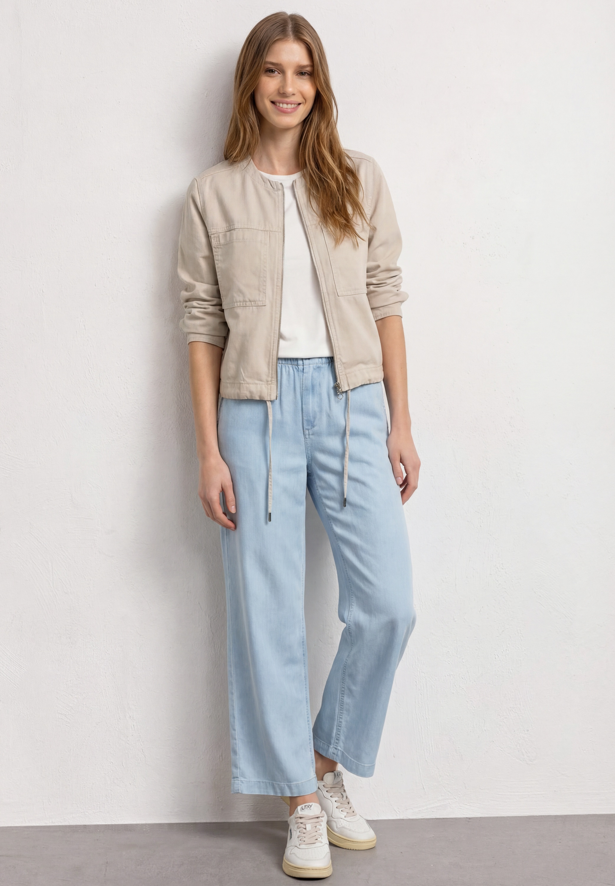 STREET ONE Blouson ohne Kapuze mit Rundhalsausschnitt