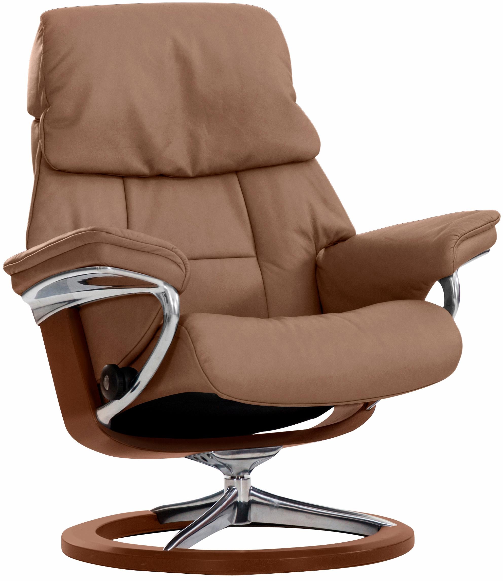 Stressless Relaxsessel "Ruby", mit Signature Base, Größe S, Gestell Eiche, Wenge, Braun & Schwarz