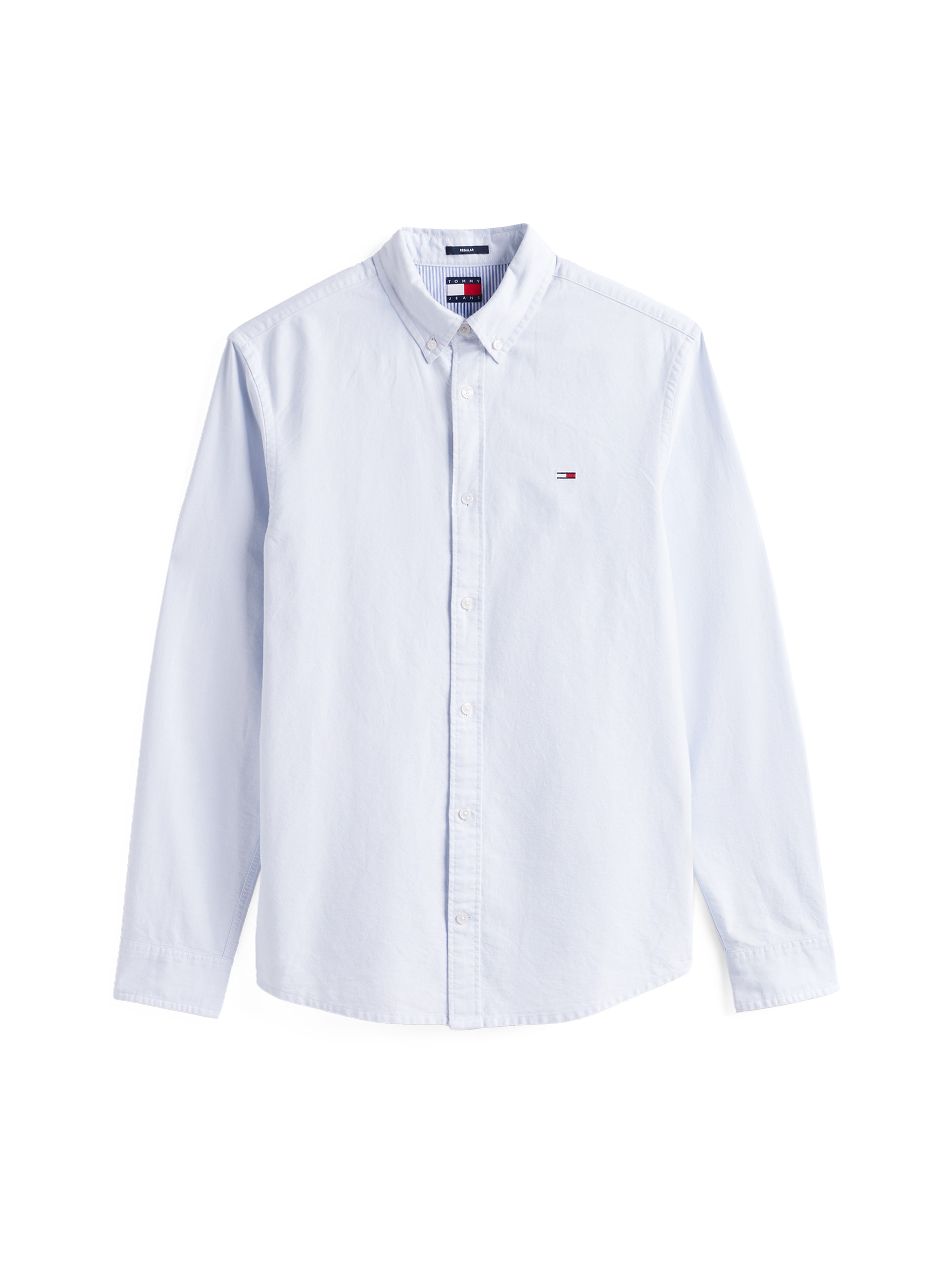 Tommy Jeans Langarmhemd »TJM REG OXFORD SHIRT EXT«, Mit Rundhalsausschnitt