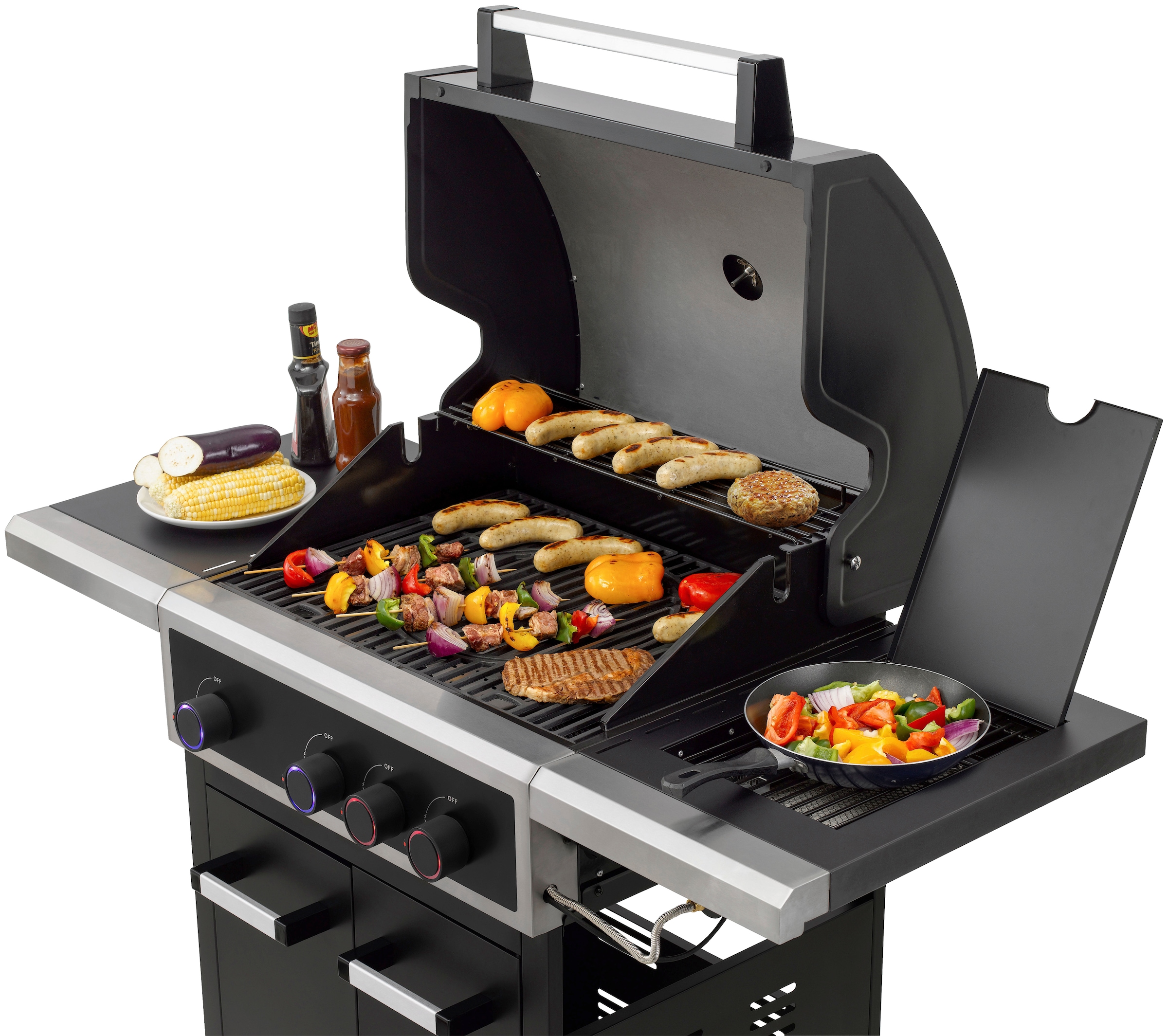 Tepro Gasgrill »Seattle 3 PLUS«, BxTxH: 128x63x114 cm