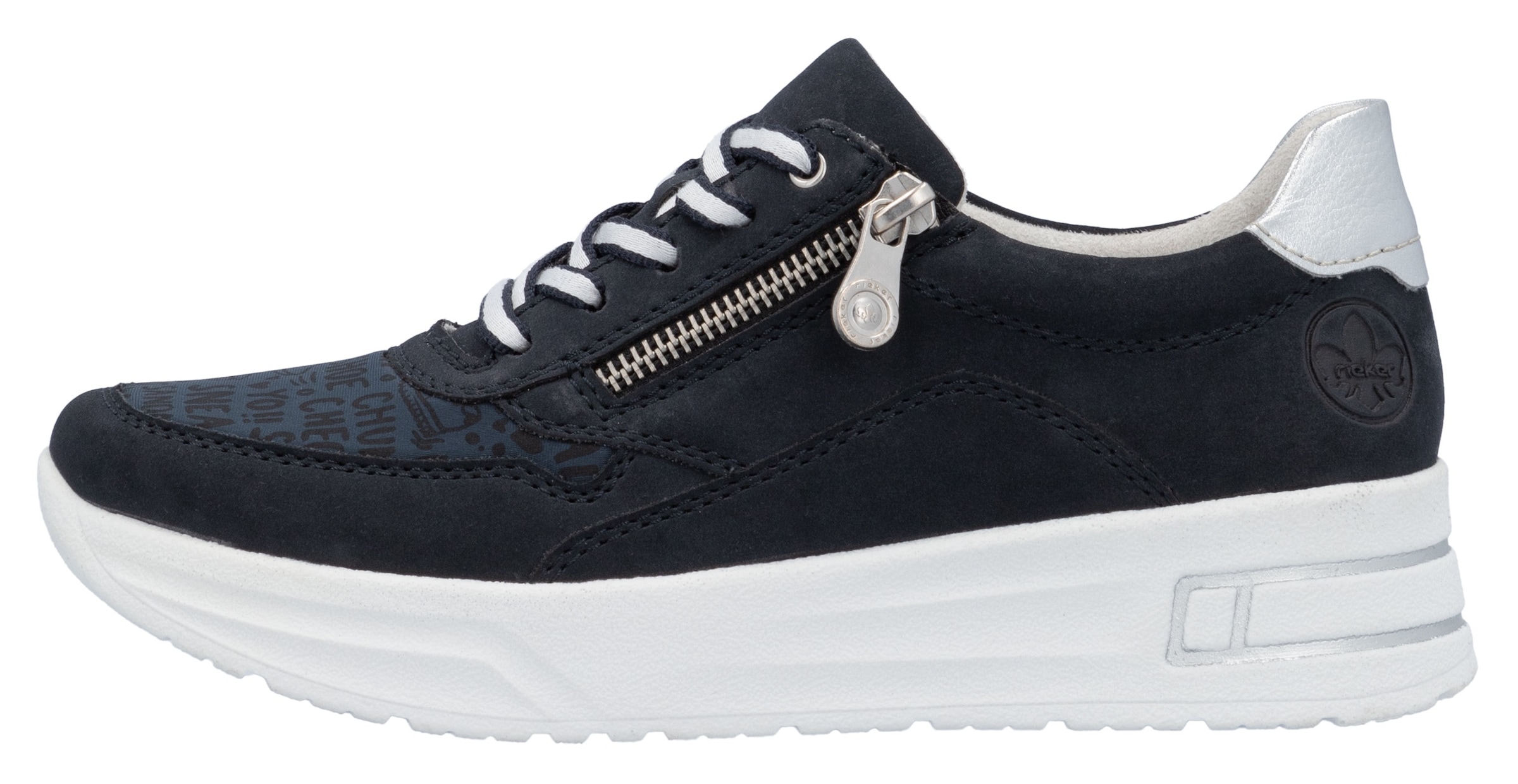 Rieker Plateausneaker, Schnürschuh, Halbschuh, Freizeitschuh mit Soft-Einlage
