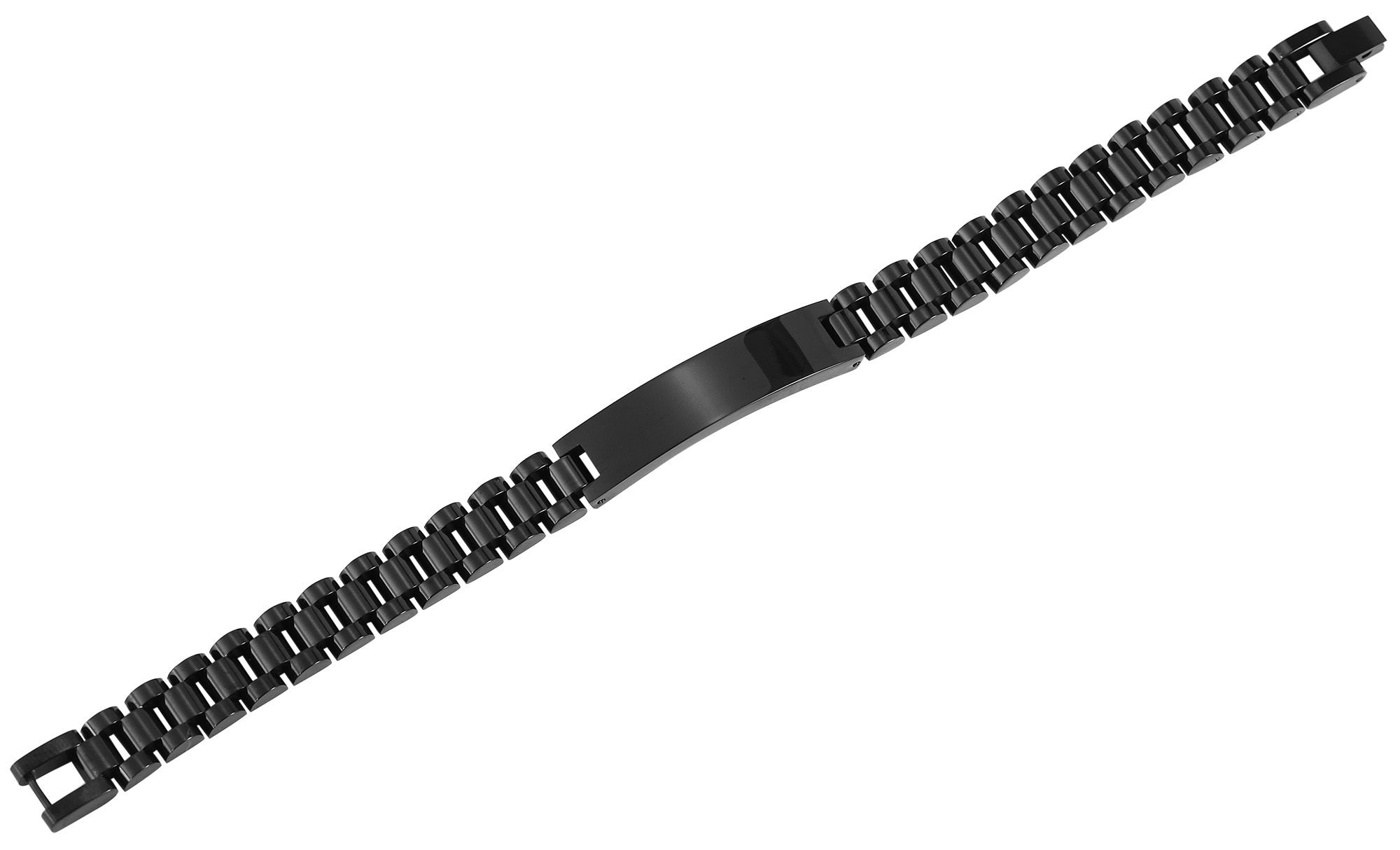 Adelia´s Gliederarmband »Unisex Armband – Gliederarmband aus Edelstahl 21 cm« Schöne Geschenkidee zum Geburtstag