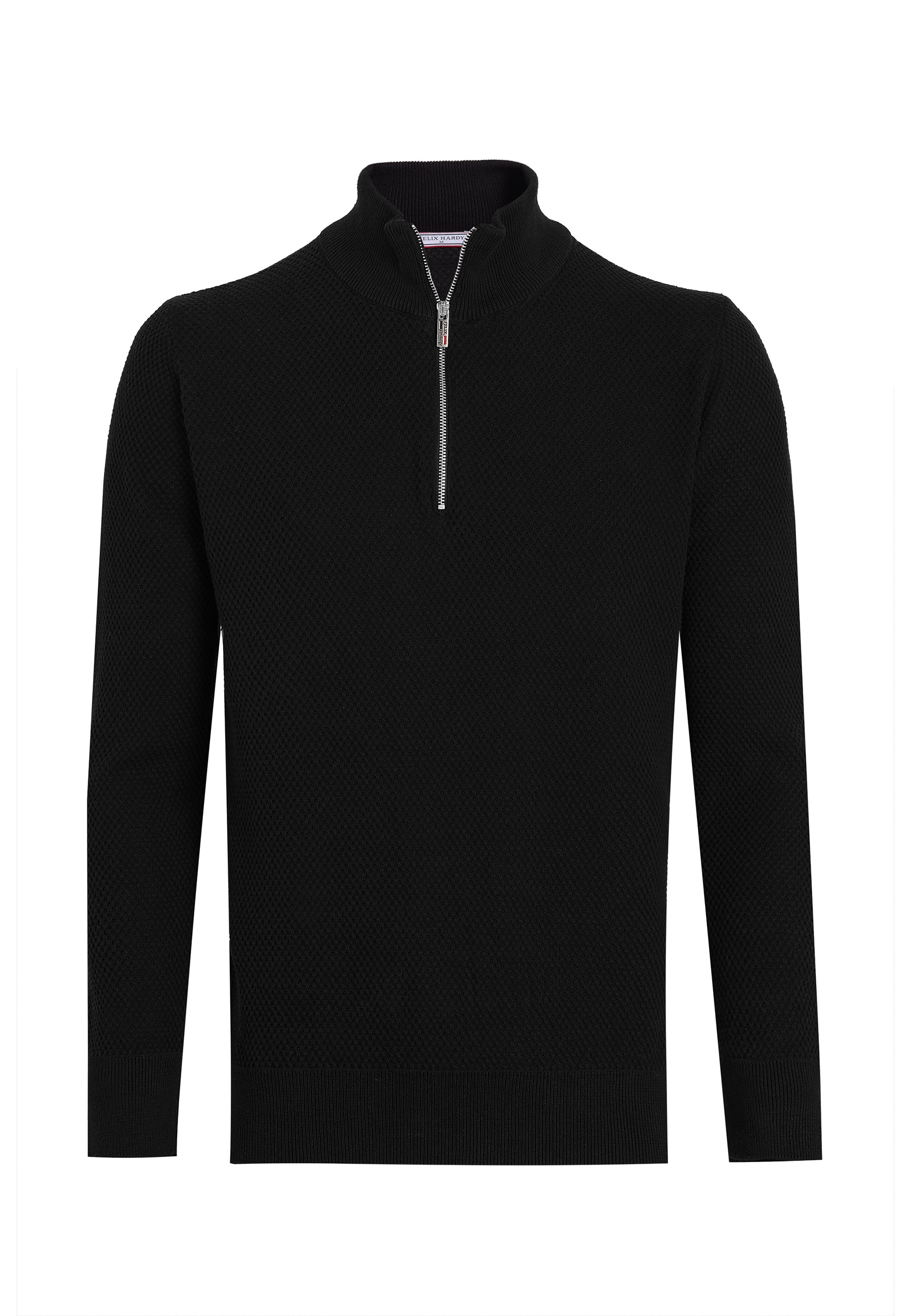 Felix Hardy Stehkragenpullover »Pullover mit halbem Reißverschluss«