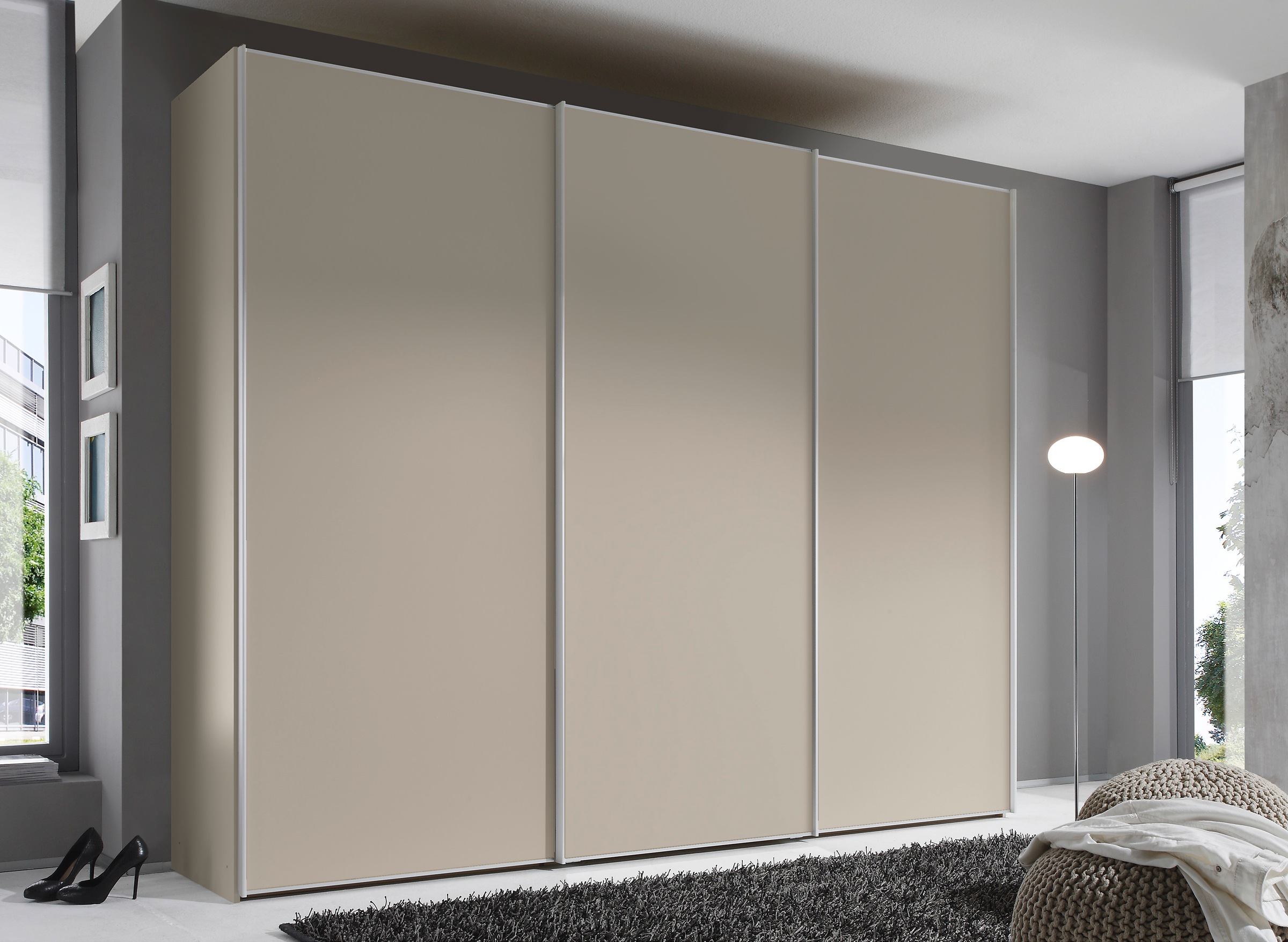 STAUD Schwebetürenschrank »Sinfonie Plus, edles Design in hochwertiger Qualität, Made in Germany«, Mit vier verschiedenen Ausstattungsvarianten