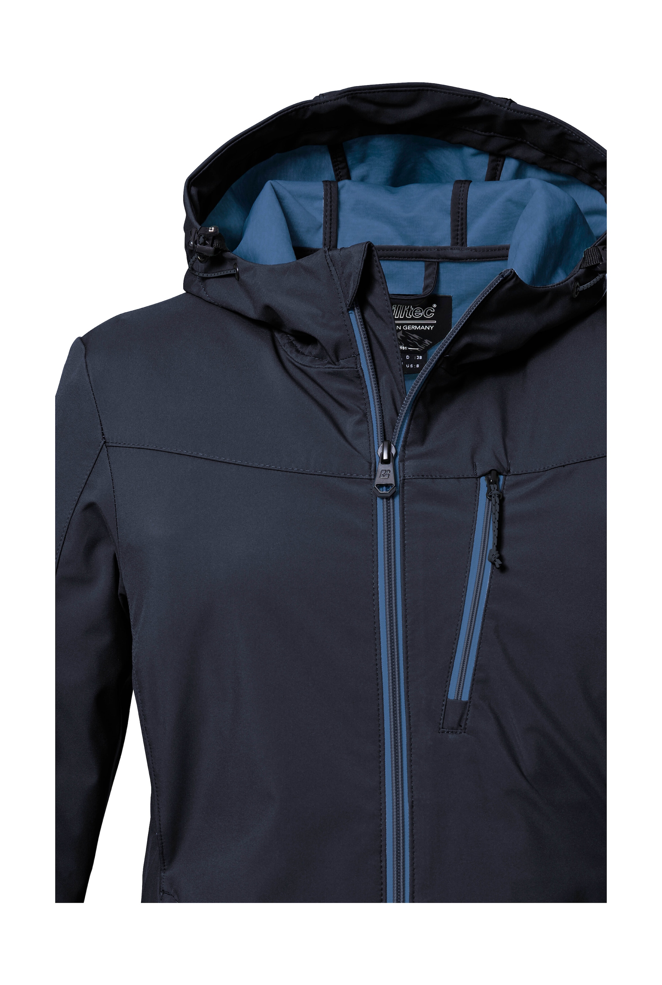Killtec Softshelljacke »KOS 89 WMN SFTSHLL JCKT«, Damen Softshelljacke: Wind-und wasserdicht, atmungsaktiv, PFAS-frei