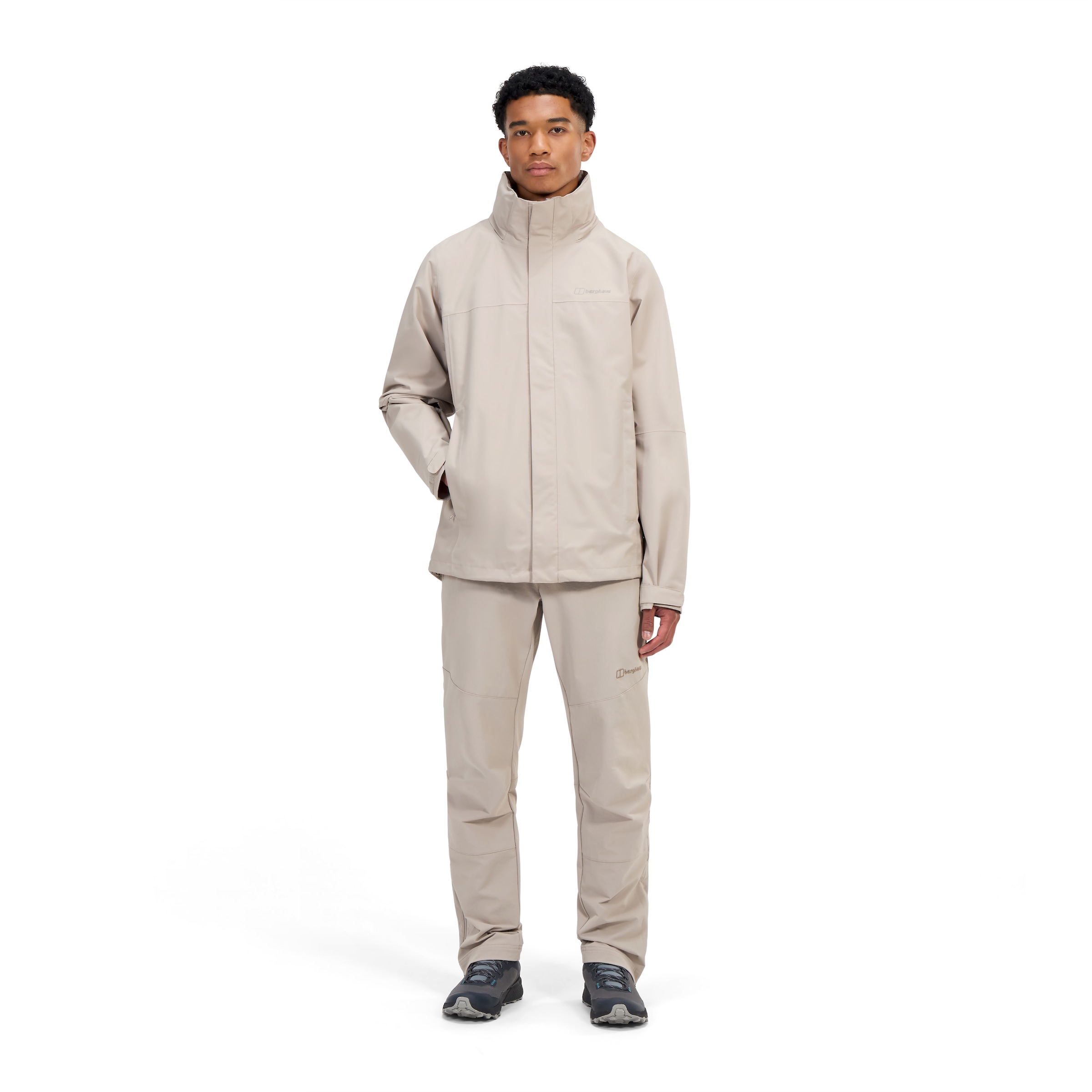 Berghaus Softshelljacke »RG ALPHA 2.0 SHELL JKT AM« mit einrollbarer Kapuze, wasserdicht, atmungsaktiv