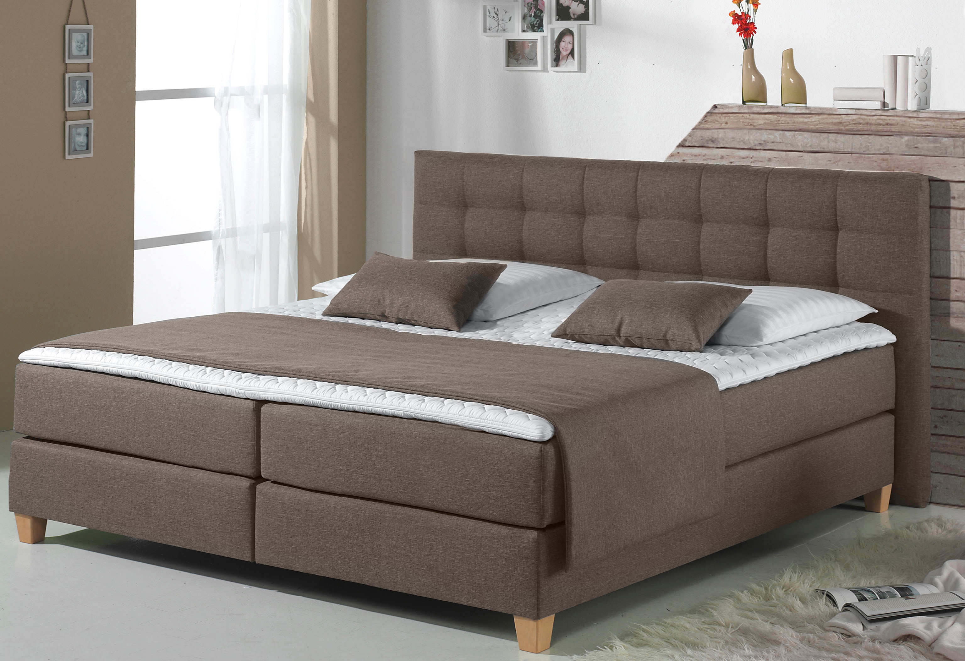 Home affaire "Moulay" inkl. Topper, in Überlänge 220 cm, 3 Härtegrade, auch in H4