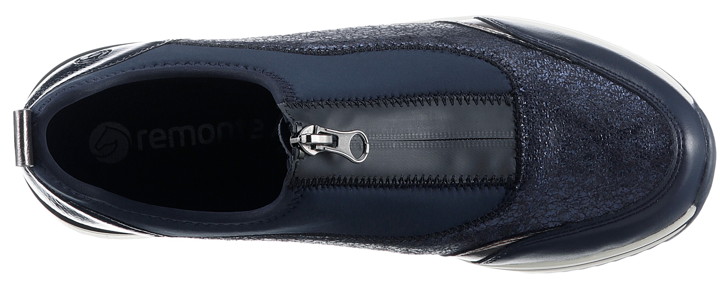 Remonte Slip-On Sneaker »Elisabeth Hurley-Collection«, Keilsneaker, Slipper, Schlupfschuh, Freizeitschuh, vegan
