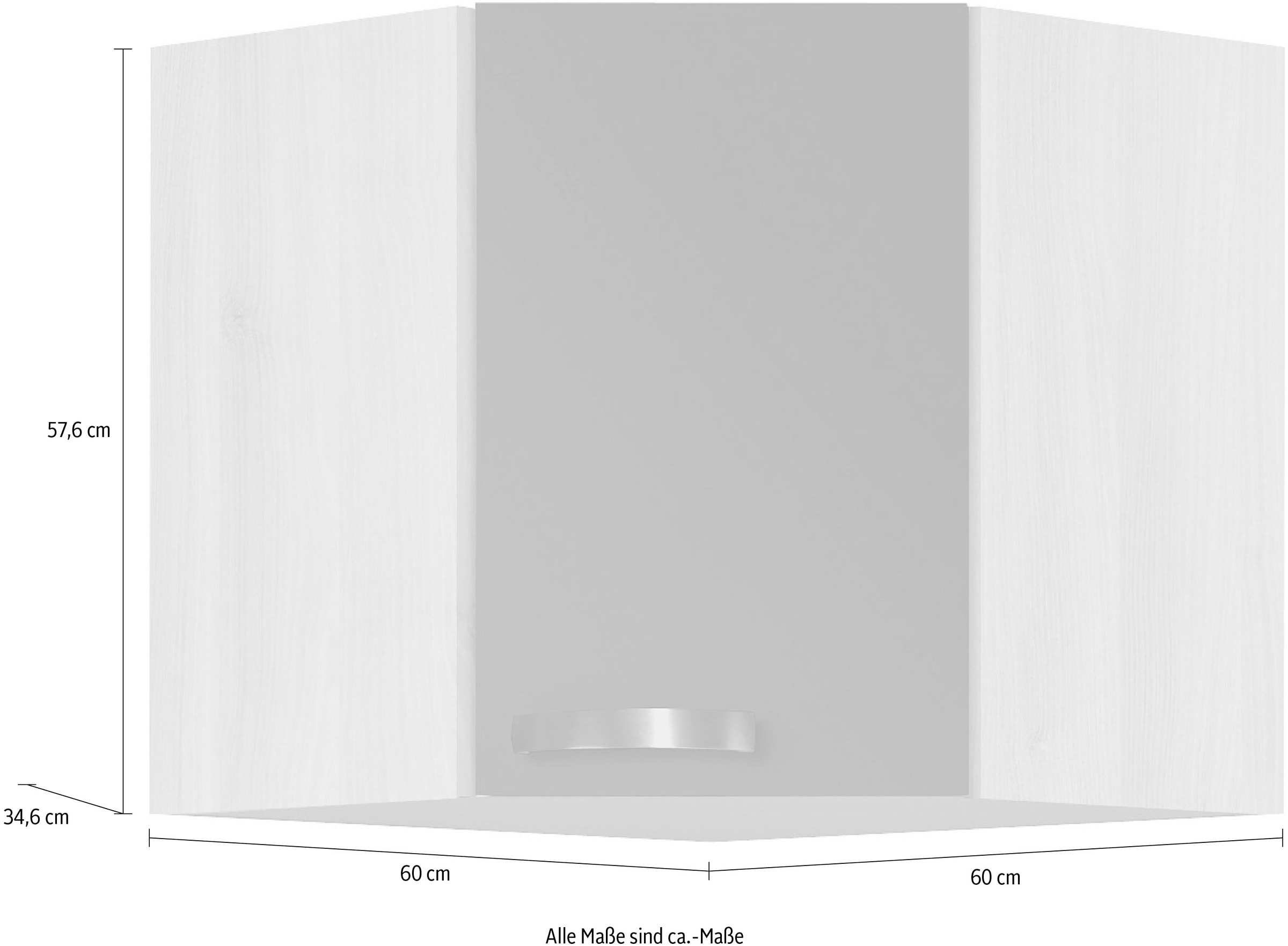 OPTIFIT Eckhängeschrank 