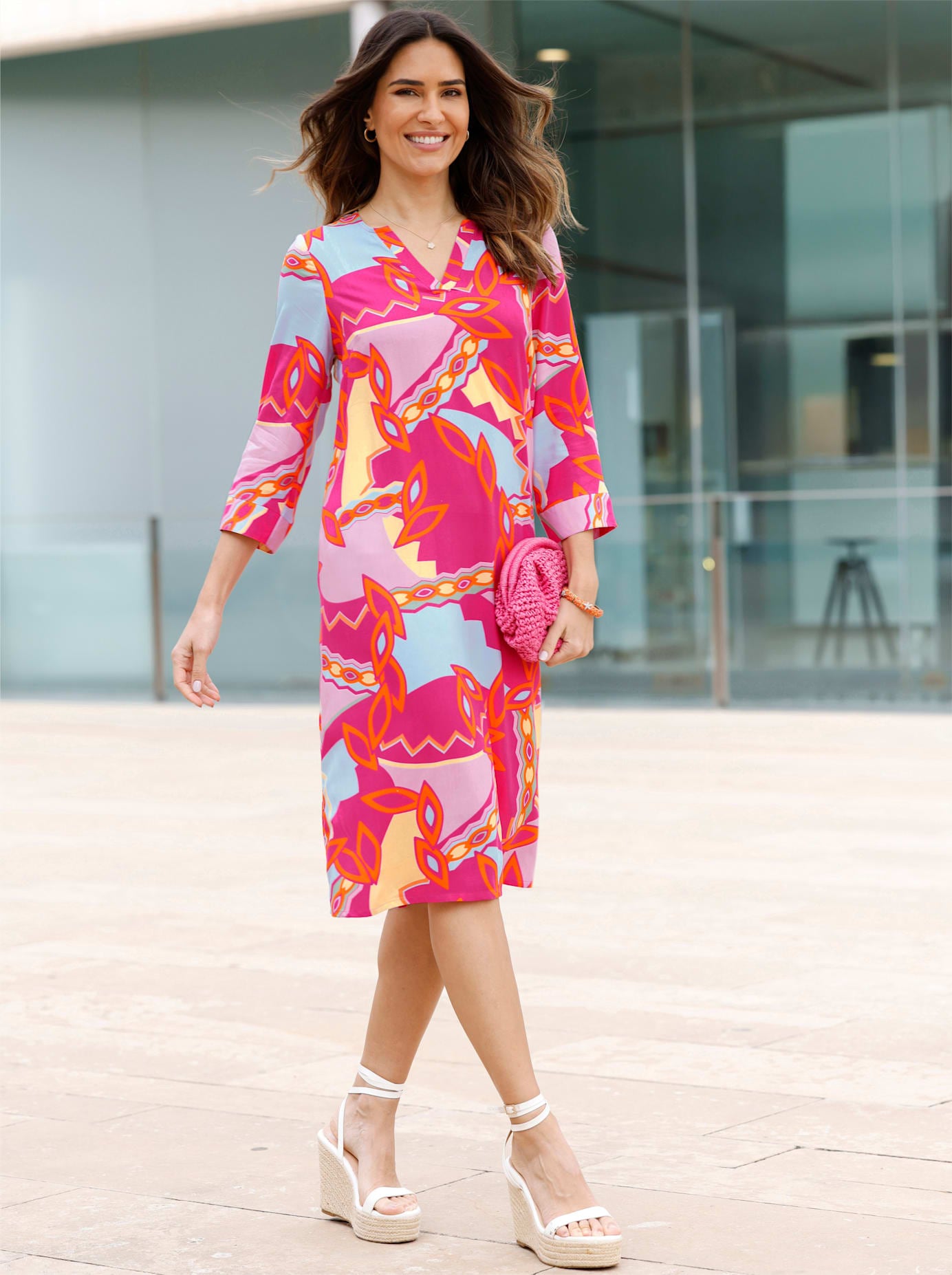 Classic Basics Druckkleid "Kleid" günstig online kaufen