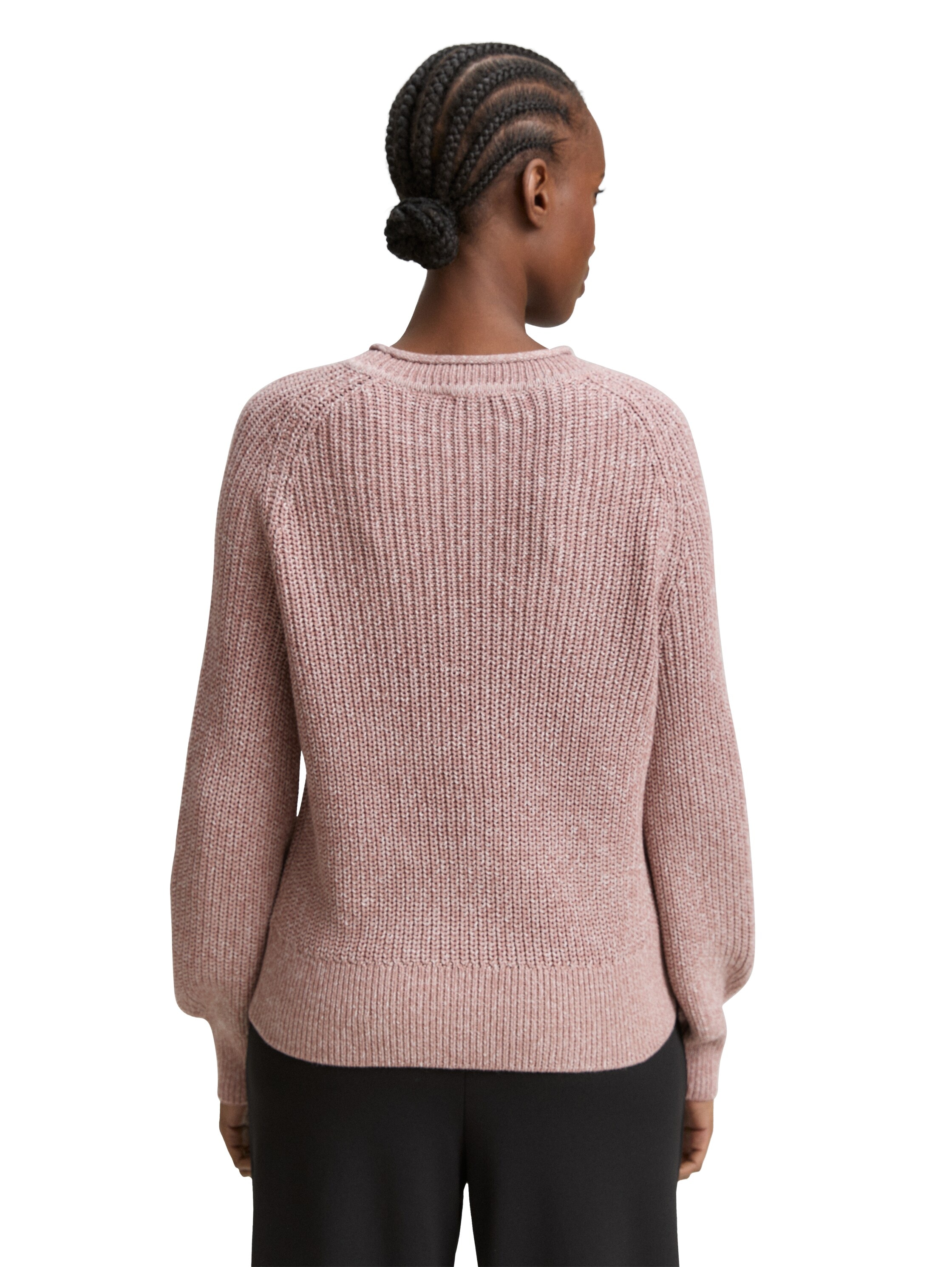 TOM TAILOR Denim Strickpullover, mit Strick-Struktur