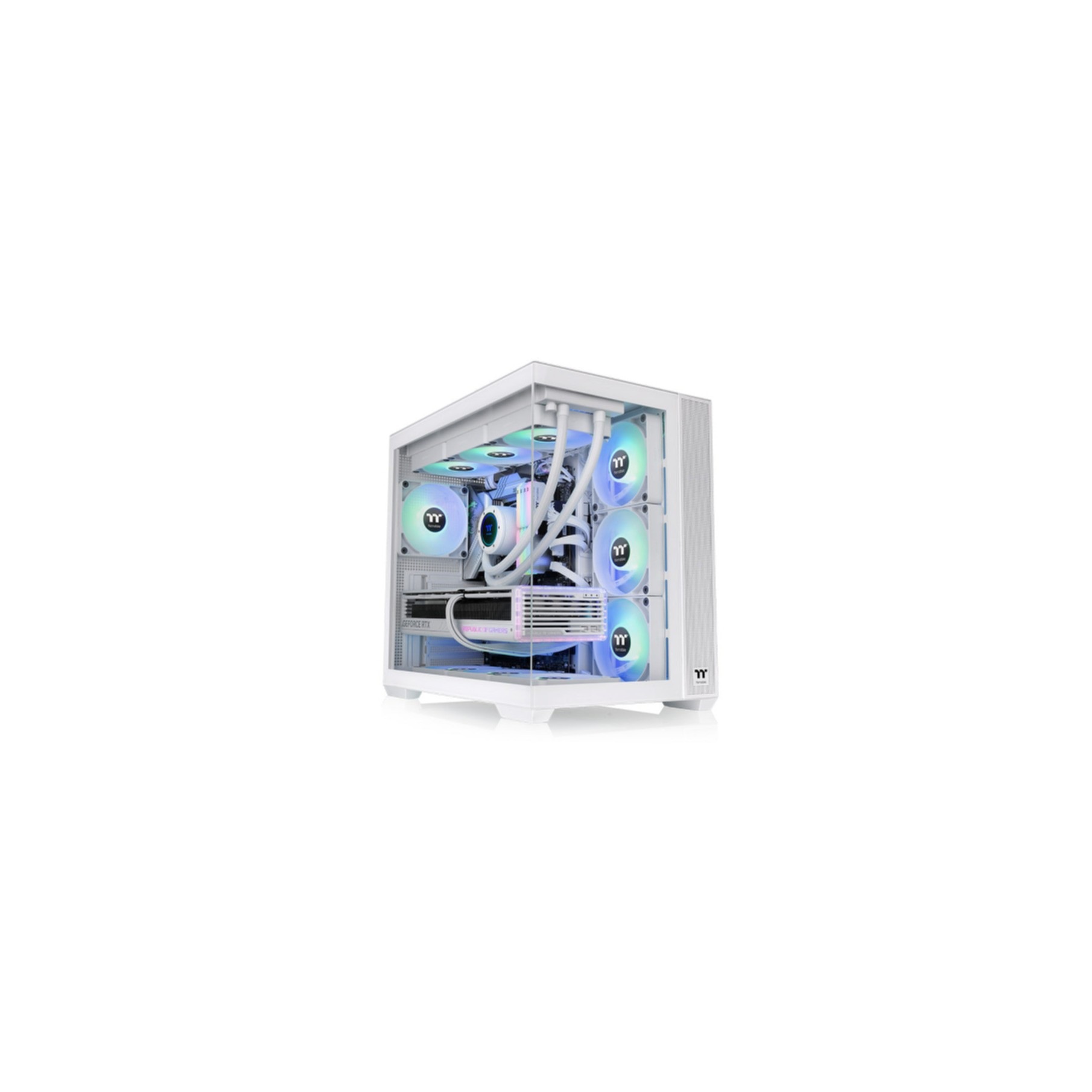Thermaltake PC-Gehäuse »View 380 TG ARGB Snow«