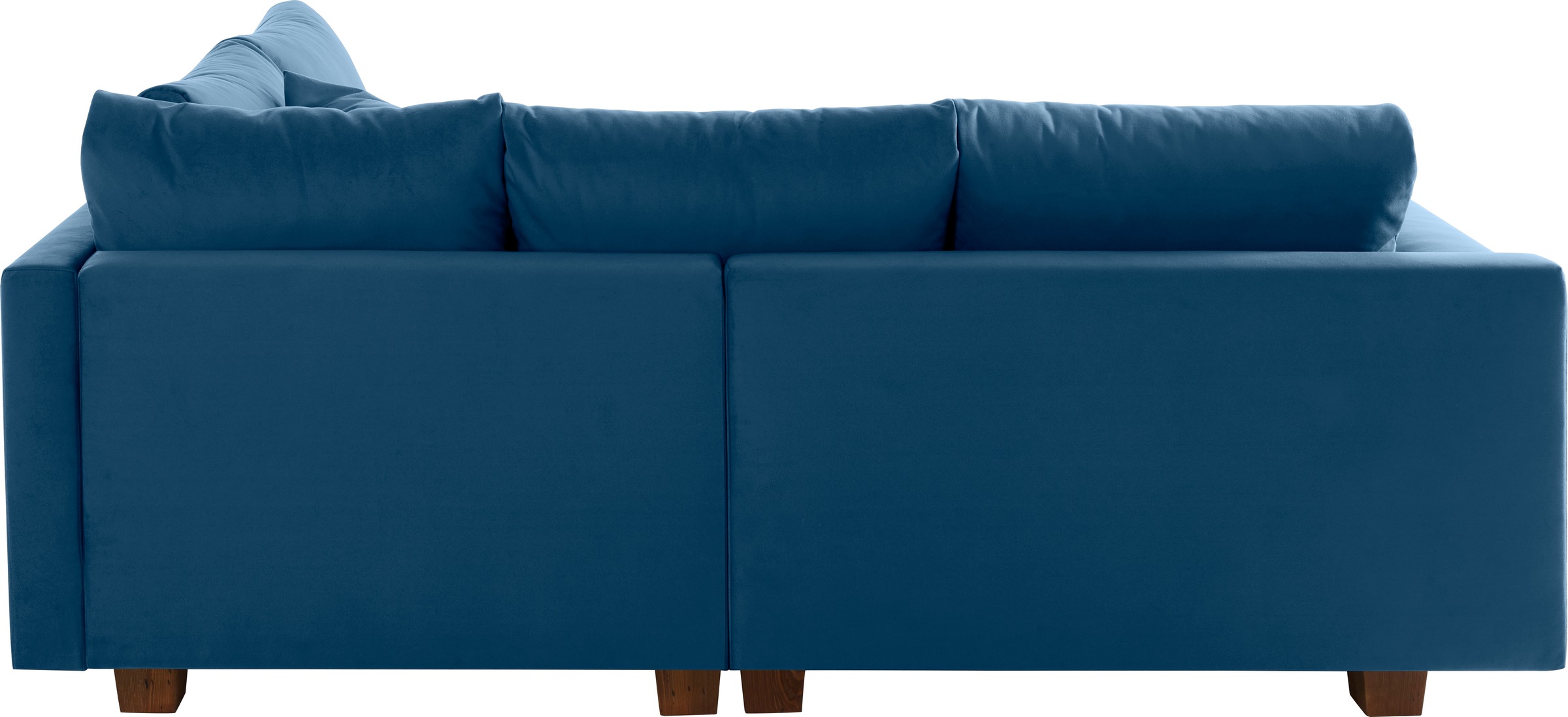 Home affaire Ecksofa »Rice L-Form inkl. Hocker«, (Set, mit Hocker), mit Bonnellfederkern, Hocker & Kissen, Ottomane beidseitig montierbar