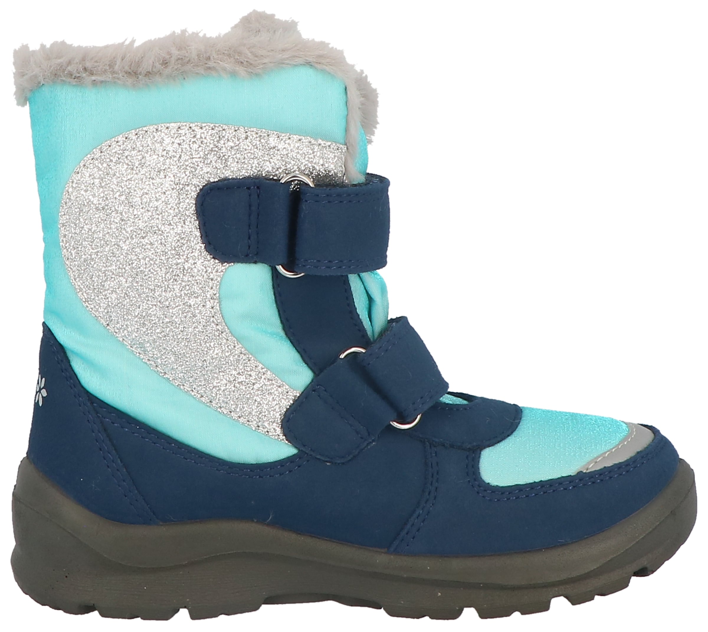 Lurchi Winterstiefel »Kadira-SYMPATEX Blinkschuh«, Winterboots, Outdoorstiefel, Klettboots mit Glitzerbesatz