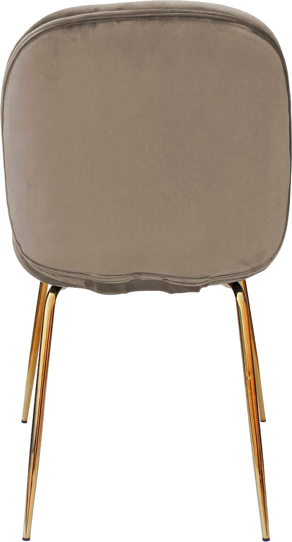 Kayoom Stuhl »Charlize 110 2er-Set, TOPSELLER! Esszimmerstühle,moderne Optik«, (Set), 2 St., Samtstoff, samtweicher Bezug, bequem, zeitlos, moderne Optik