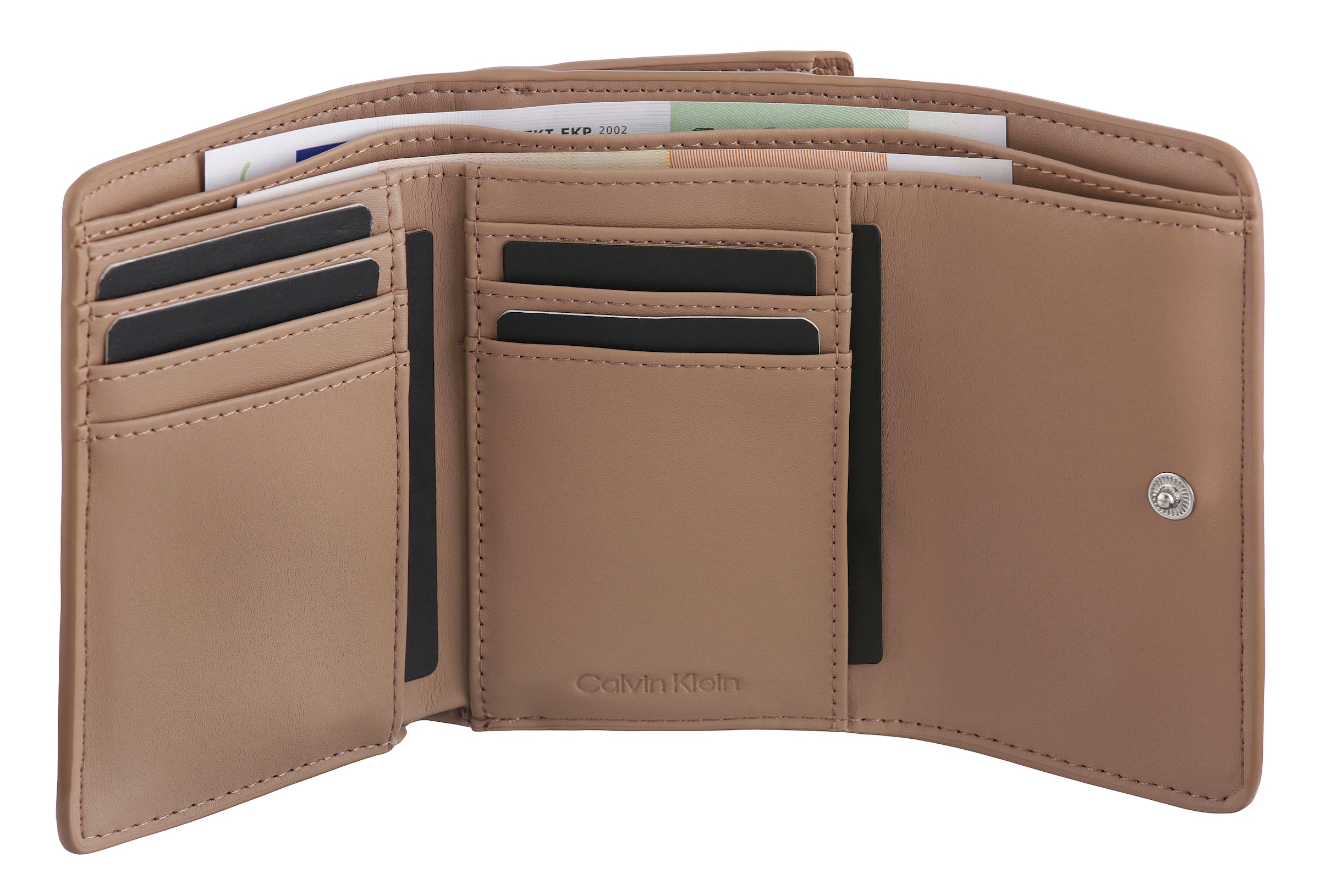 Calvin Klein Geldbörse »CK DAILY SMALL TRIFOLD_EPI MN«, Geldbörse Portemonnaie Damenbörse