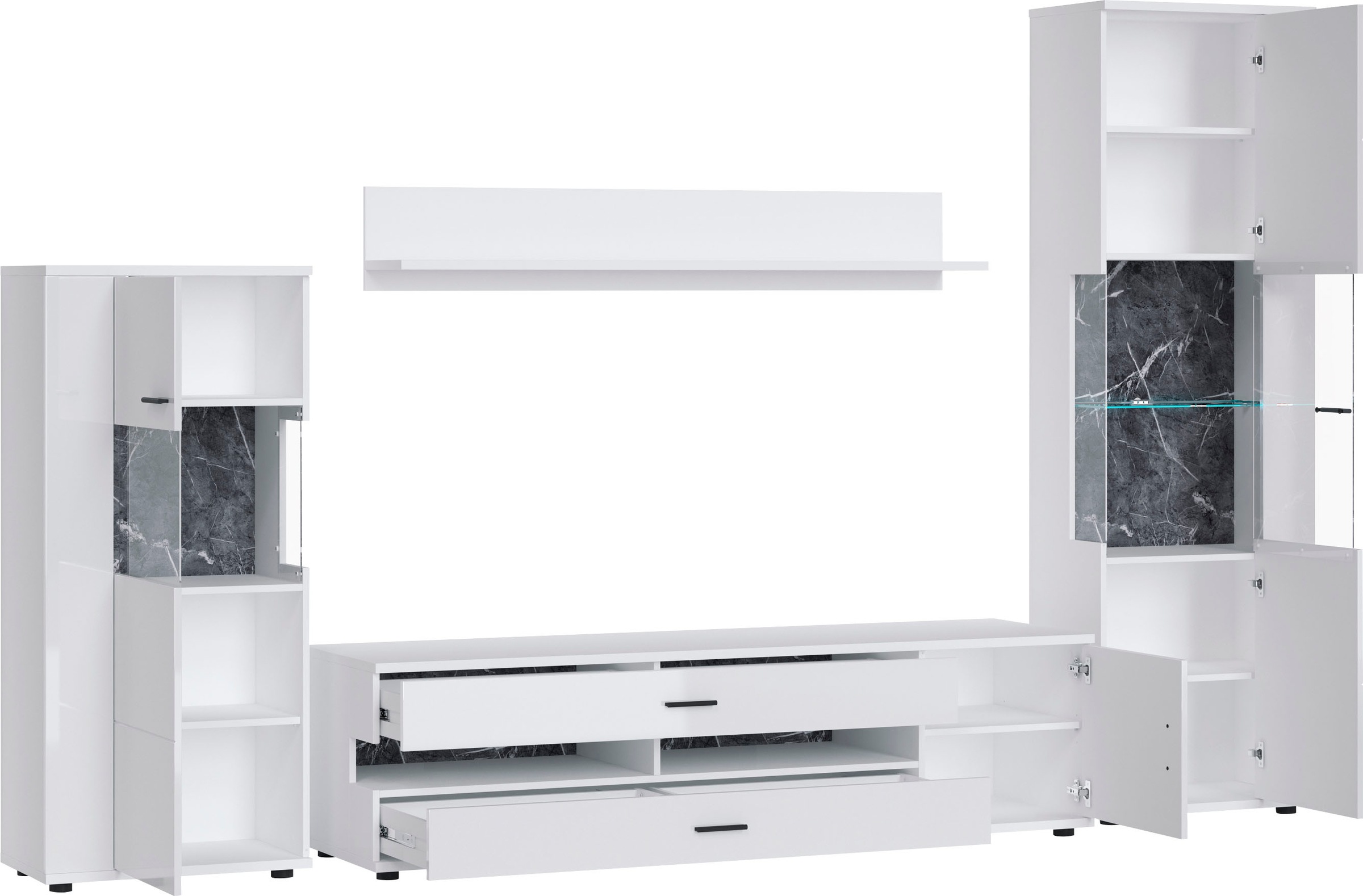 Thumbnail - OTTO home Wohnwand "Henley" Set, 4 Stk. tlg.