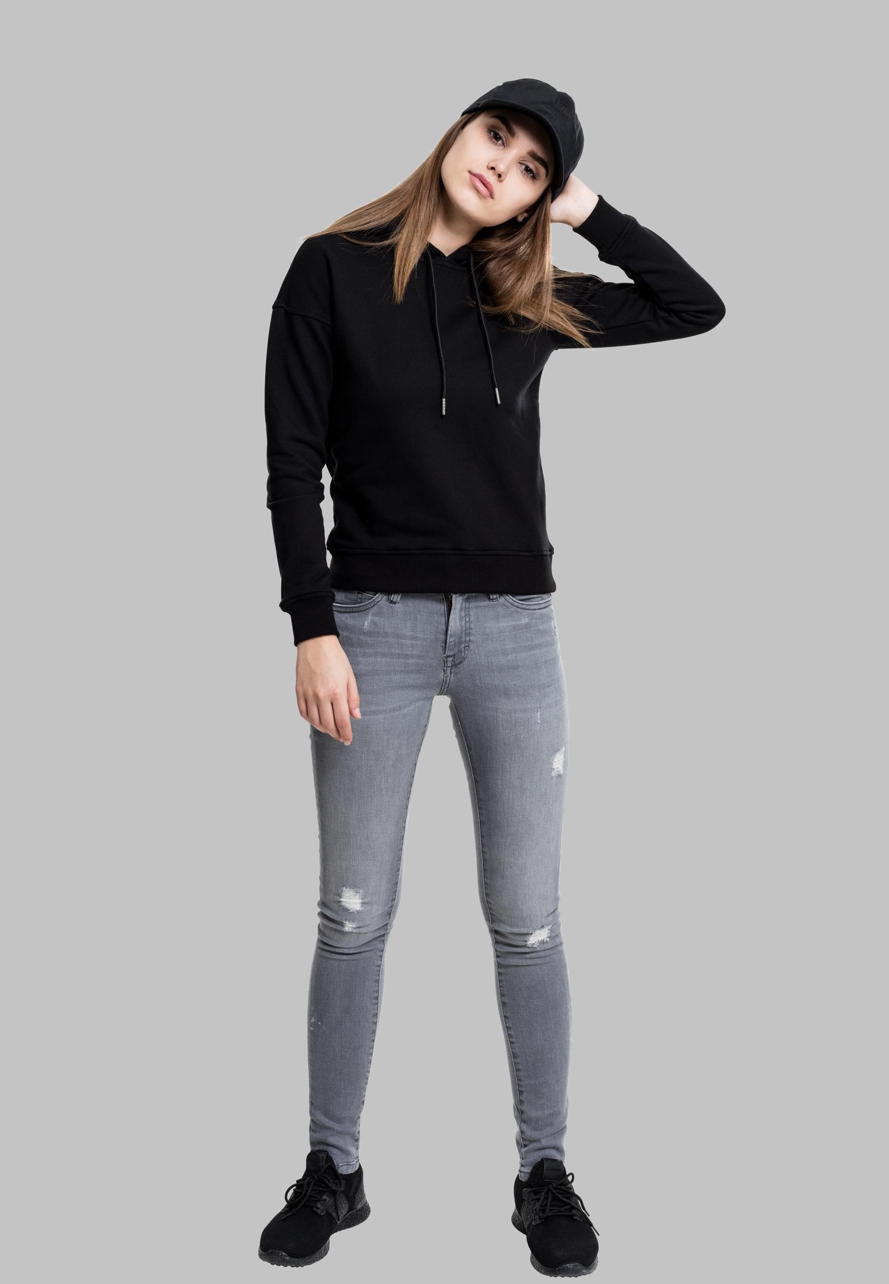 URBAN CLASSICS Kapuzenpullover »Urban Classics Damen Ladies Hoody«, (1 tlg.)