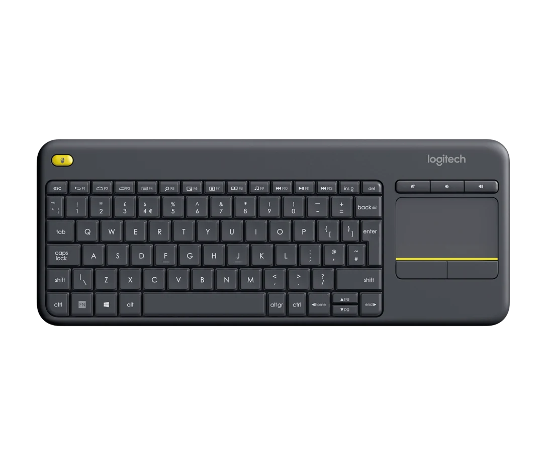 Logitech Tastatur- und Maus-Set »Wireless Touch Keyboard K400 Plus FR-Layout«