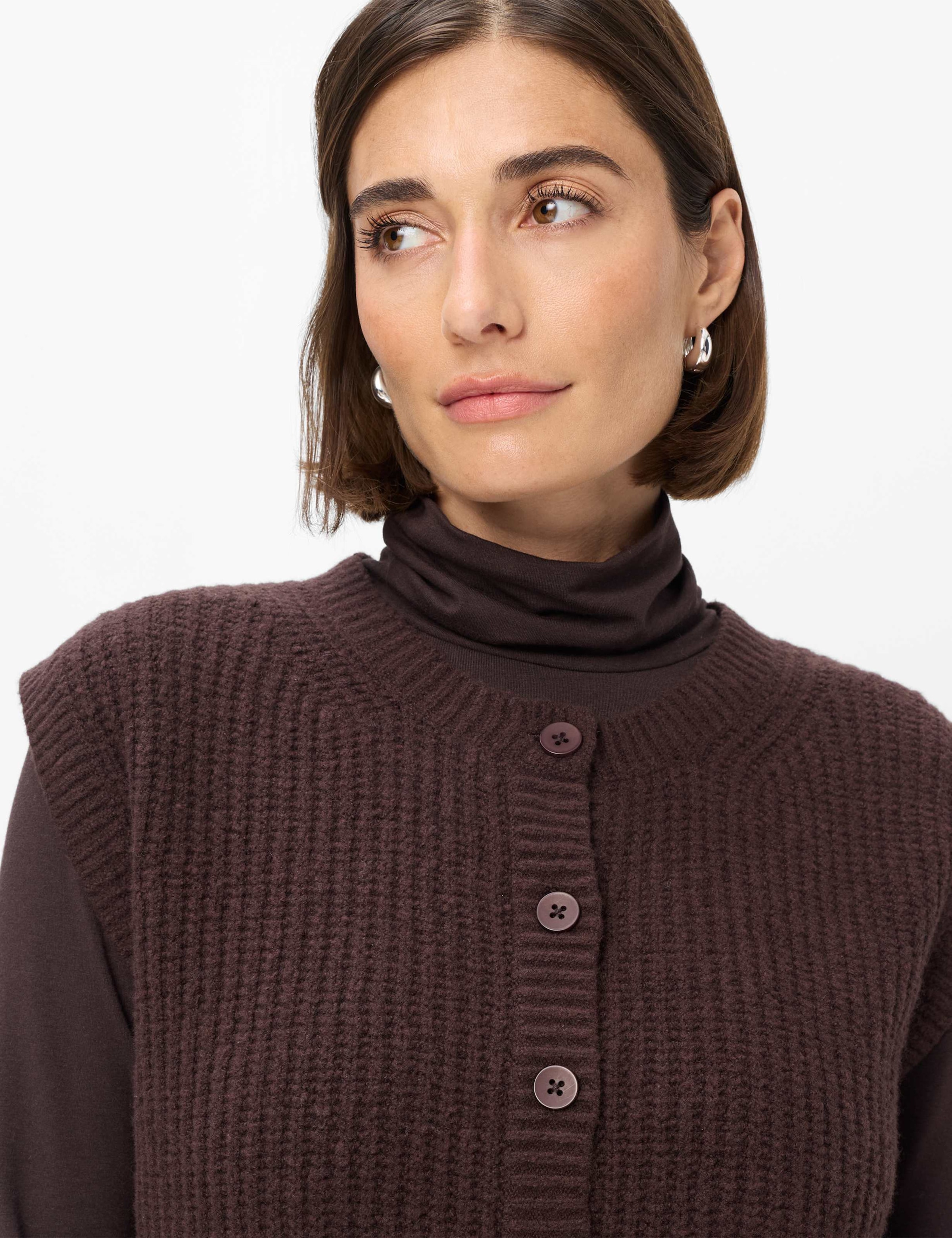 Brax Rundhalspullover »Style ELISA« Cosy Cotton: Pullunder im Baumwolle-Wollmix