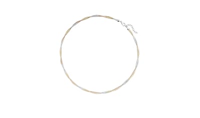 JOBO Kette ohne Anhänger »Halskette in Bicolor-Optik«, Edelstahl goldfarben  45 cm online bestellen | BAUR