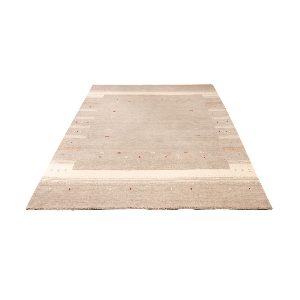 morgenland Wollteppich »Aurora Flair - Gabbeh Teppich - Loribaft Softy«, rechteckig, 1,2 mm Höhe, Sehr weicher Flor