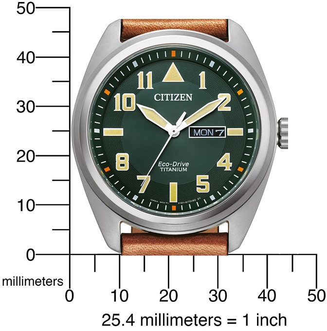 Citizen Titanuhr »BM8560-11XE«, Armbanduhr, Herrenuhr, Damenuhr, Solar, Titan, Lederarmband, Datum
