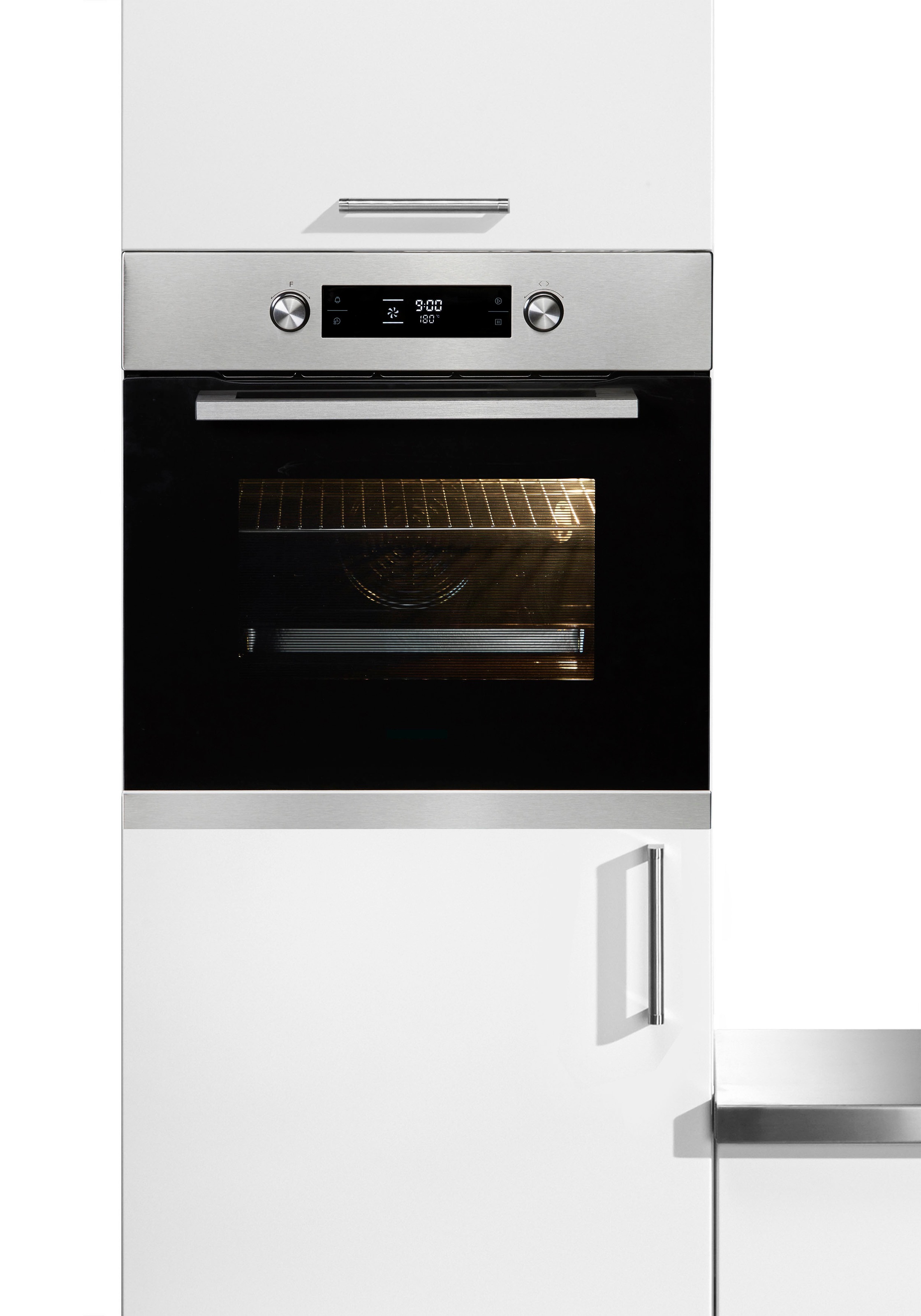 Hanseatic Einbaubackofen "65M90E3-E11B200" mit 2-fach-Teleskopauszug Leicht günstig online kaufen