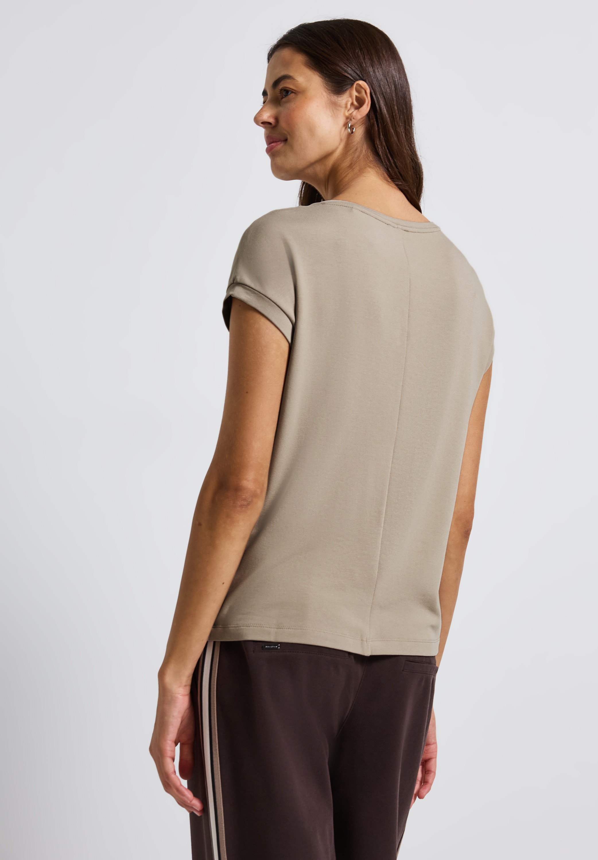 STREET ONE T-Shirt, mit Glitzerdetails
