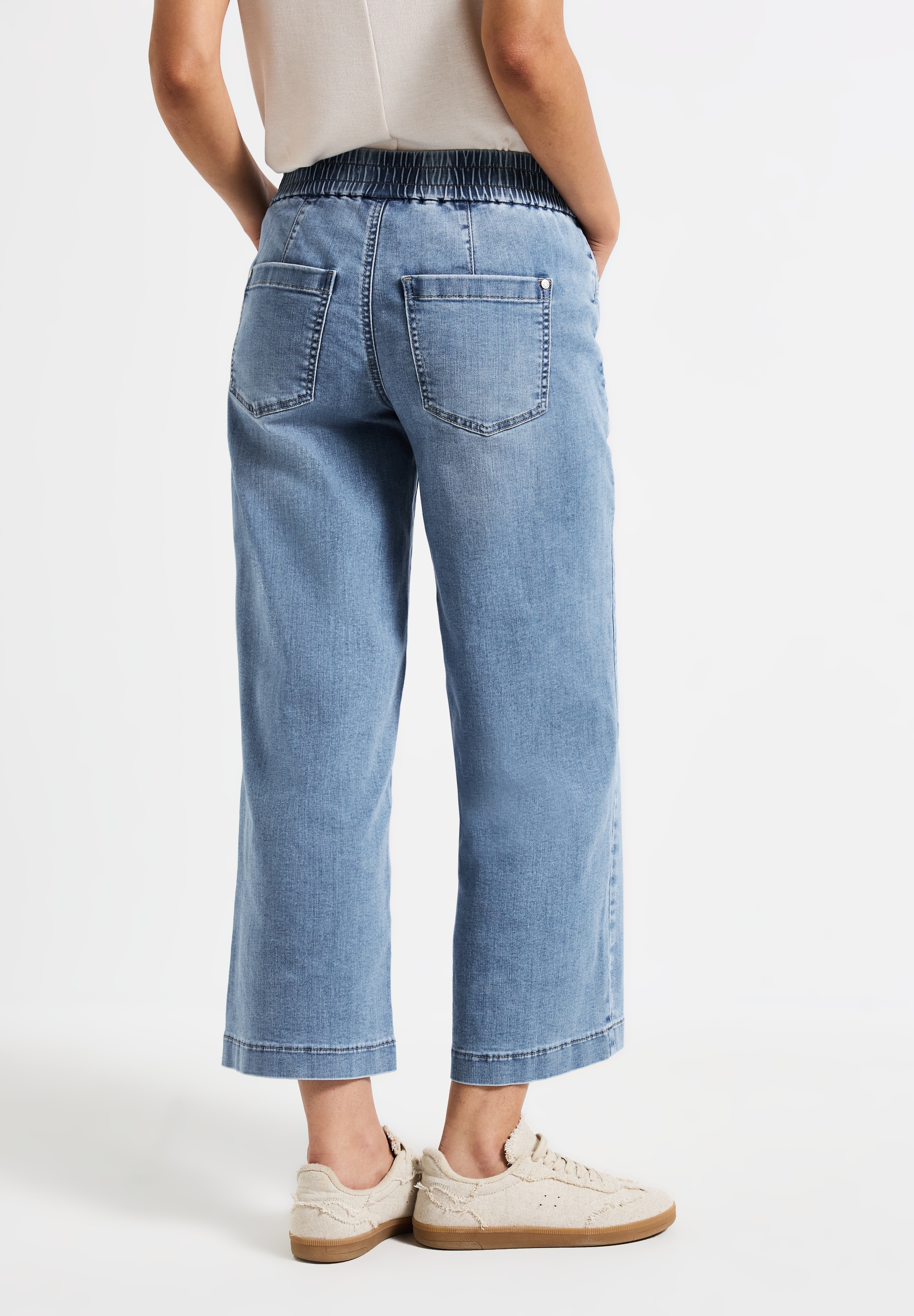 STREET ONE Loose-fit-Jeans, Middle Waist günstig online kaufen