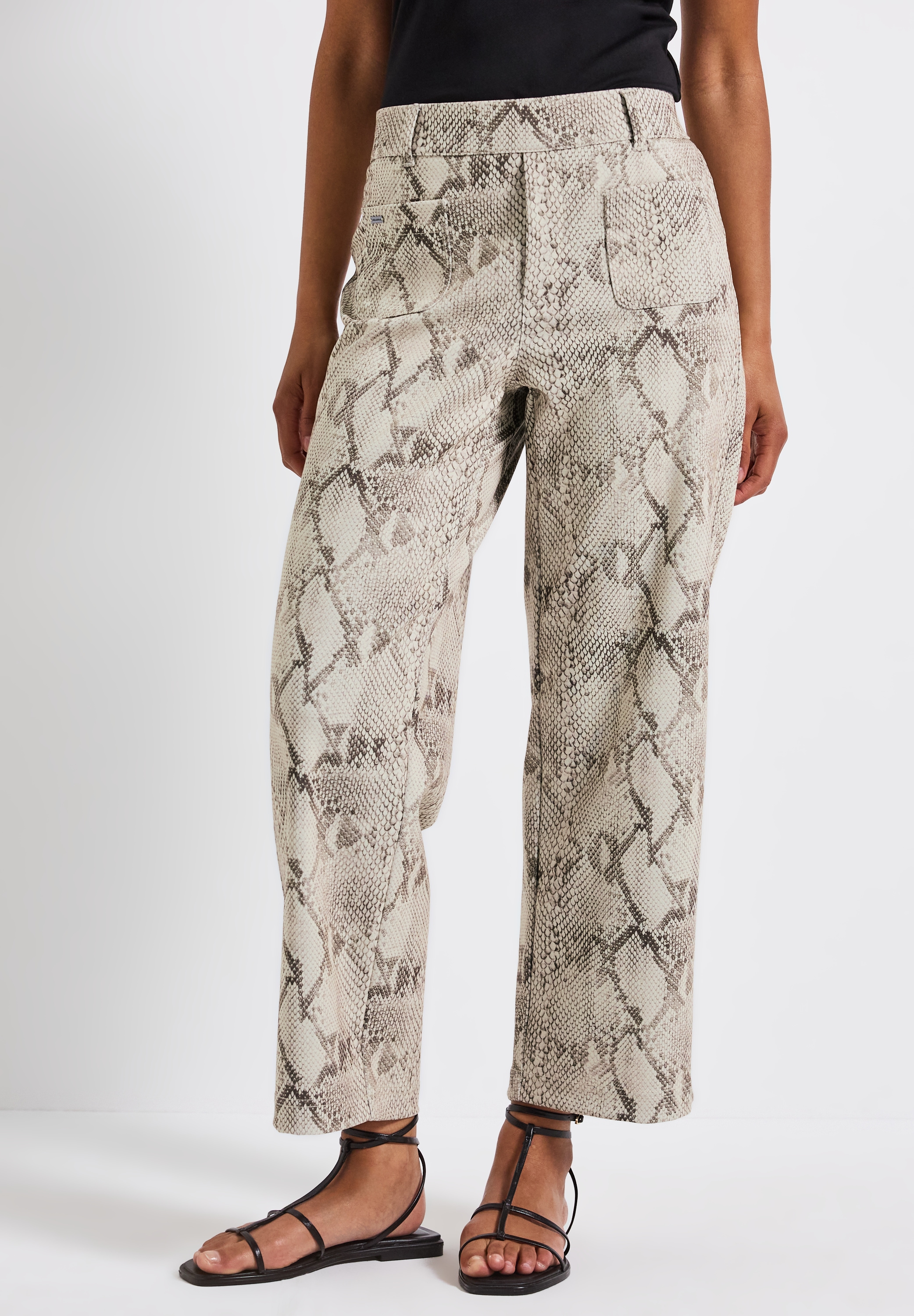 STREET ONE Stoffhose, Middle Waist günstig online kaufen