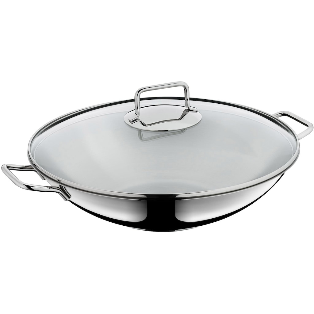 WMF Wok, Cromargan® Edelstahl Rostfrei 18/10, (1 tlg.), Ø 36 cm, Induktion