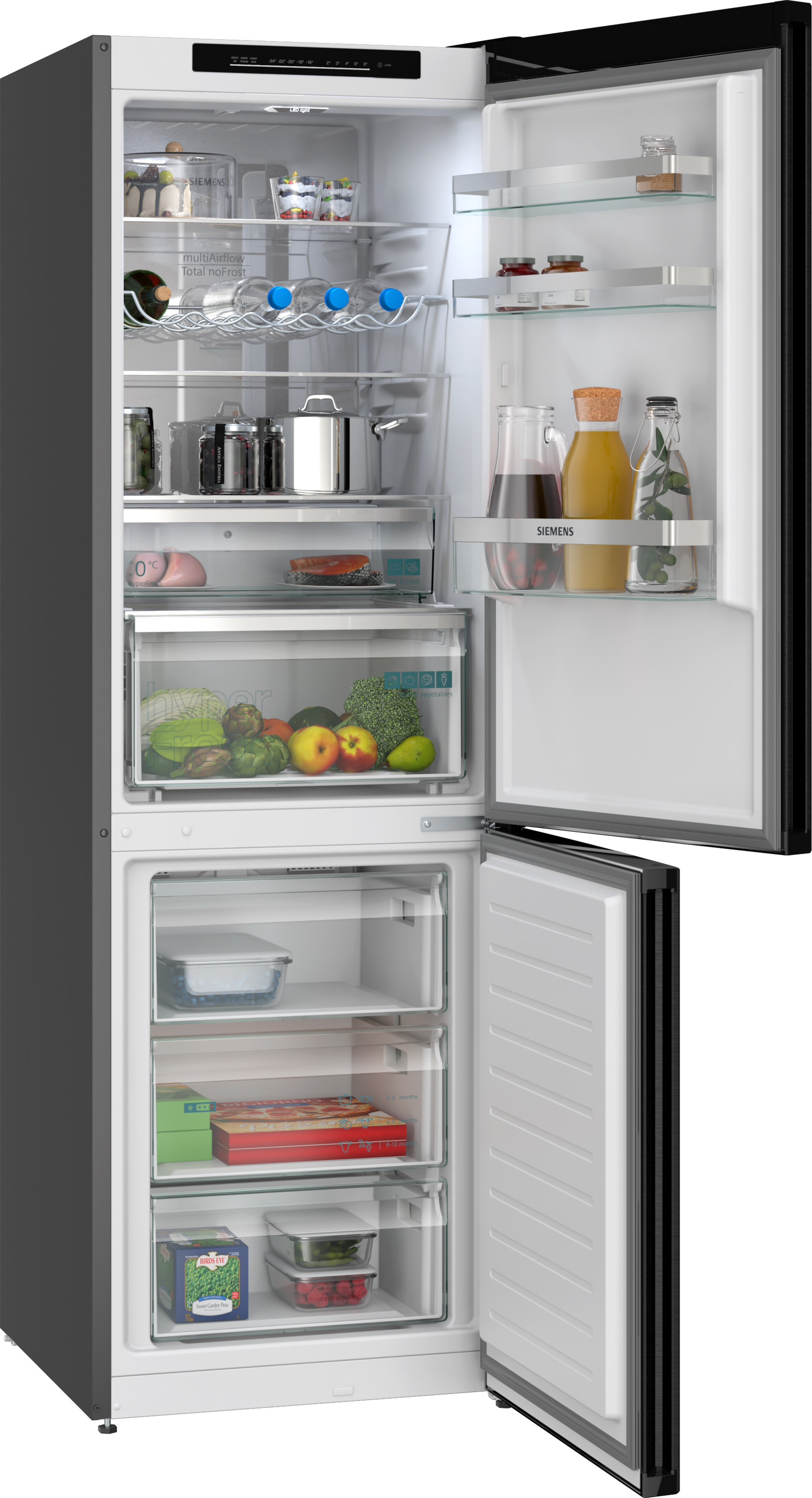 SIEMENS Kühl-/Gefrierkombination iQ300 »KG36NVXBG« 186 cm hoch 60 cm breit