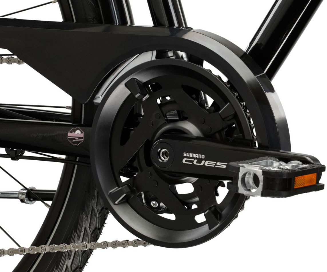 Kross Trekkingrad »Trekkingrad Trans 7.0 schwarz 20 Gänge«, 20 Gang, Shimano, CUES U6020 Schaltwerk, Kettenschaltung